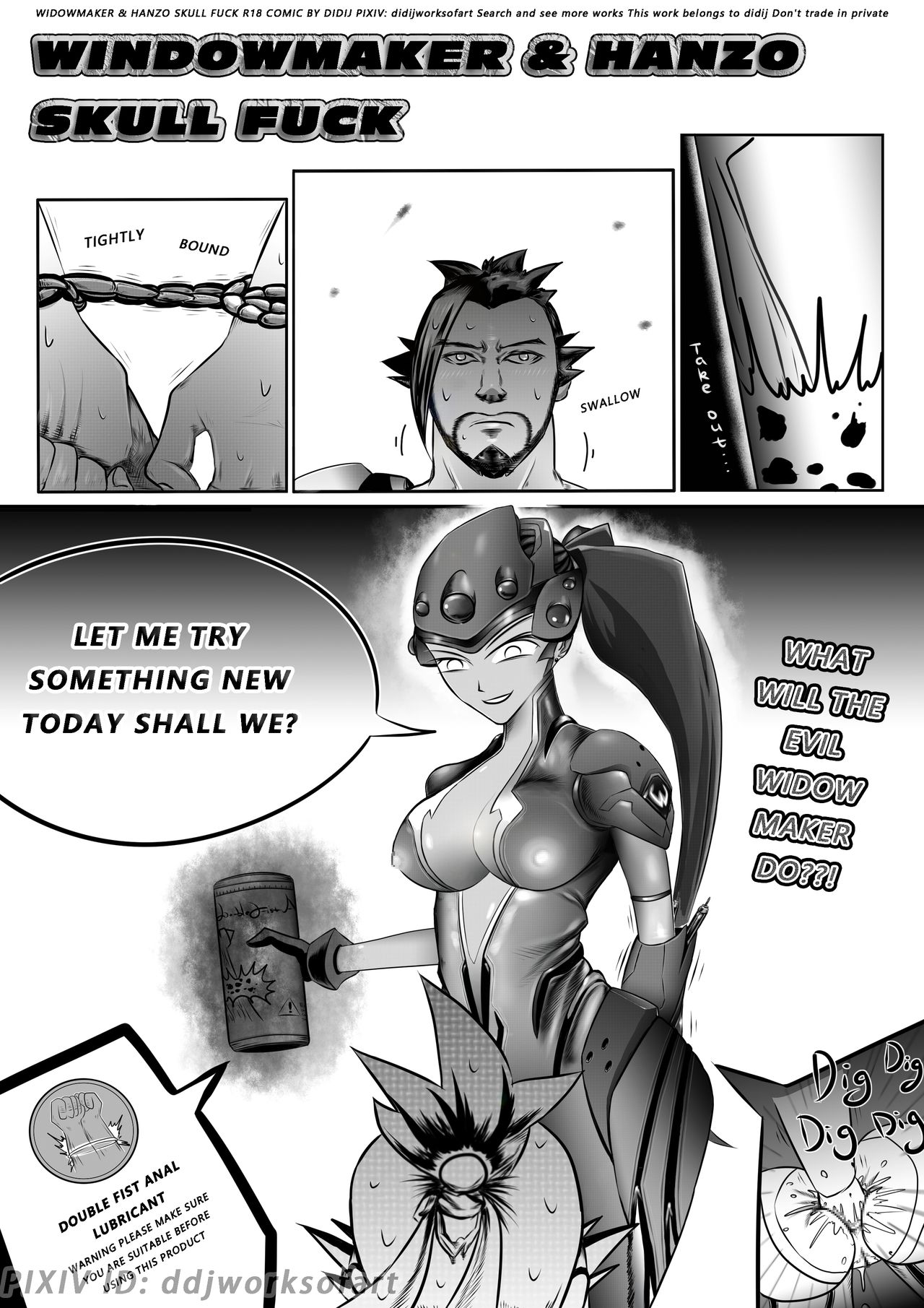 Widowmaker & Hanzo Skull Fuck page 3