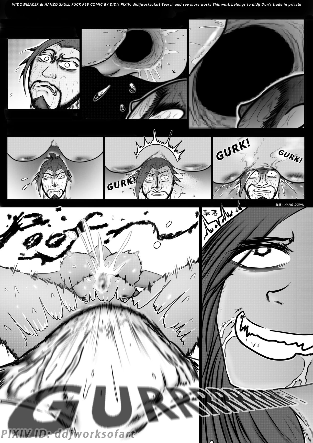 Widowmaker & Hanzo Skull Fuck page 5