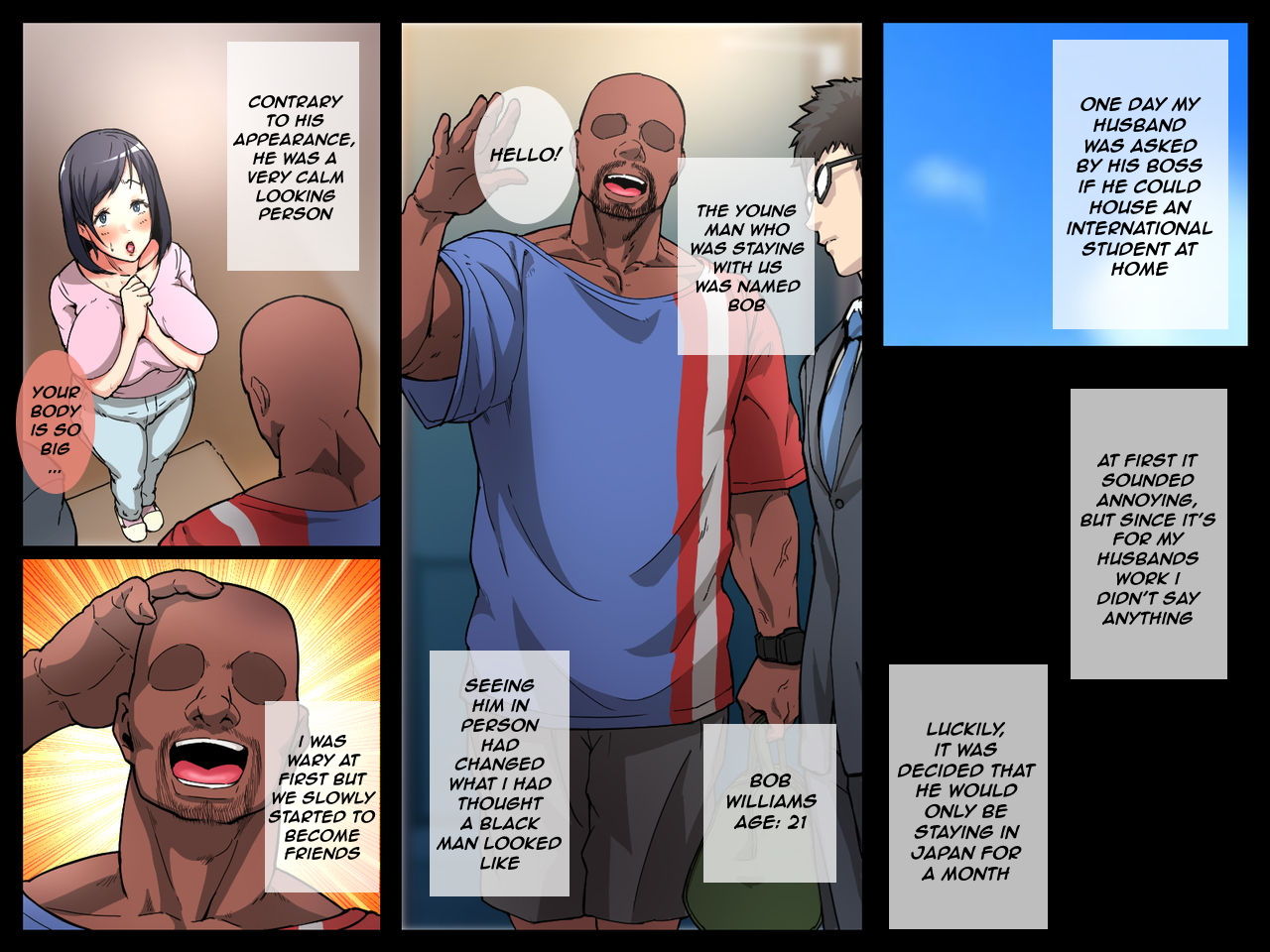 Wife NTR'd by a Black Exchange Student Part 1 page 3