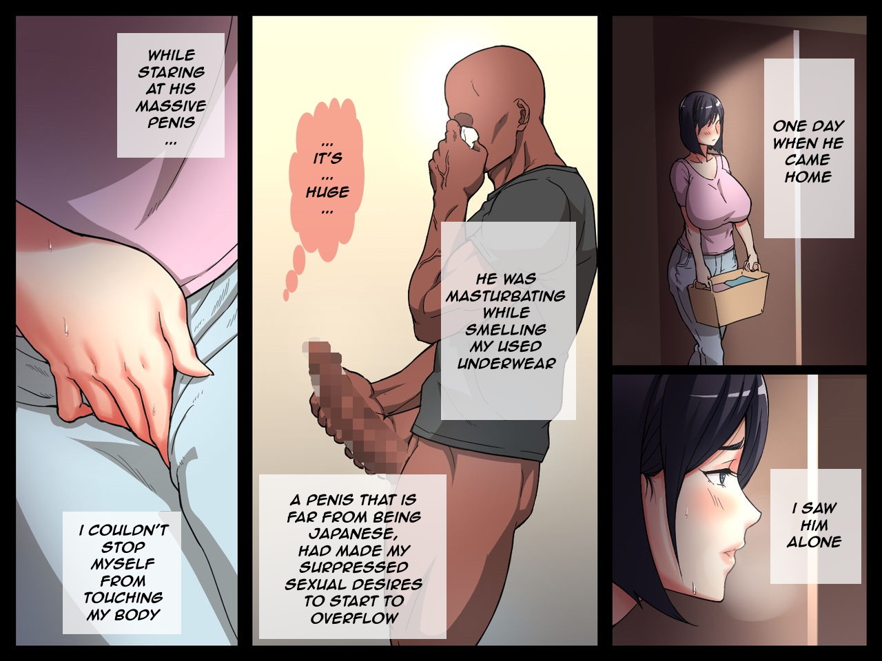 Wife NTR'd by a Black Exchange Student Part 1 page 4