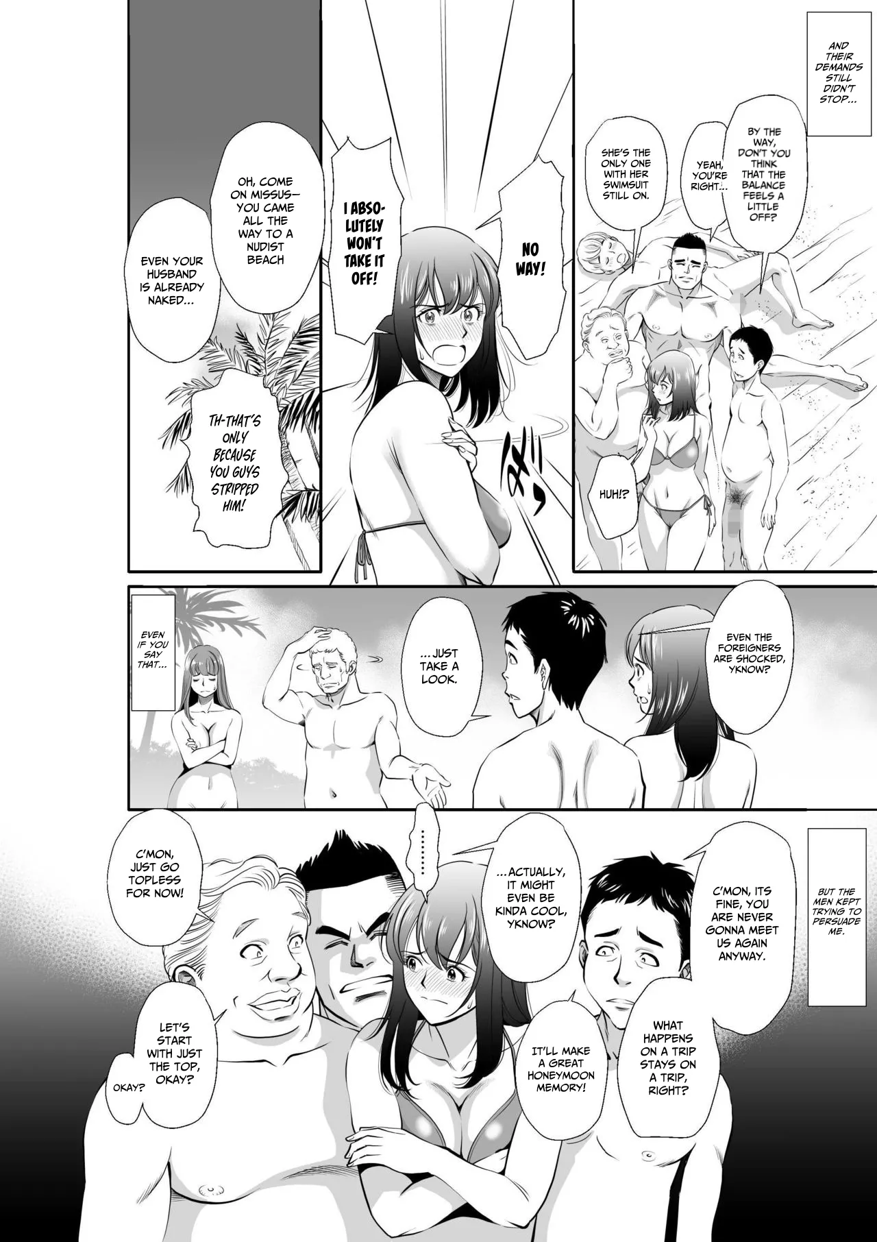 Wife Taken To Nudist Beach For Honeymoon page 11