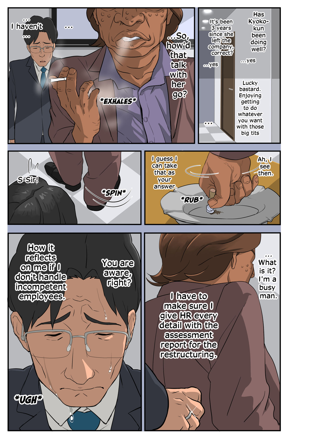Wife with a strong sense of justice NTR manga ~Wife targeted by sex obsessed manager~ page 5