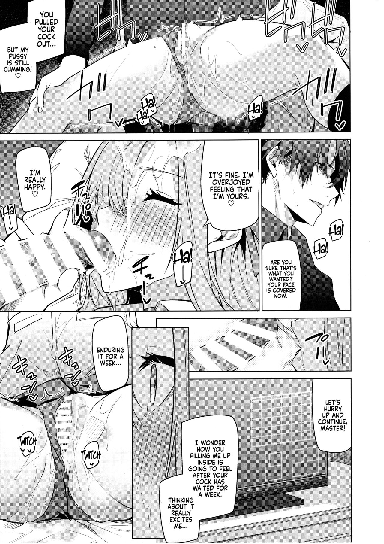 With Asuna after a week apart. page 10