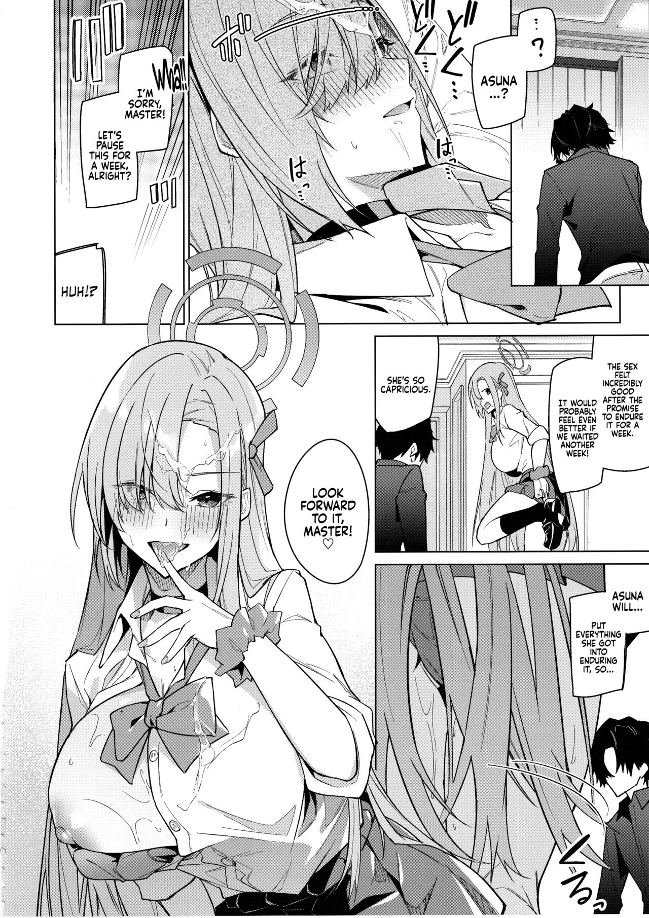With Asuna after a week apart. page 11