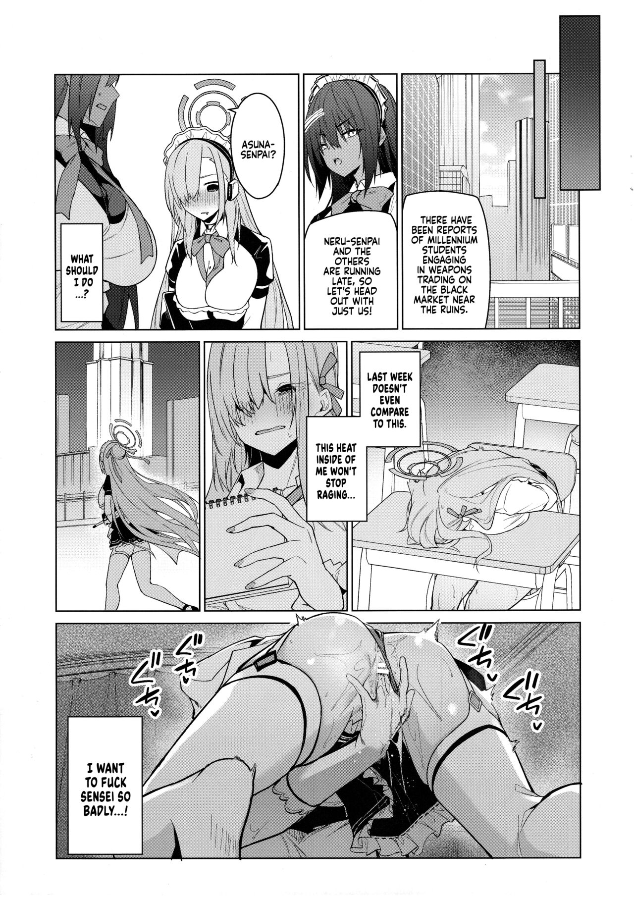 With Asuna after a week apart. page 12