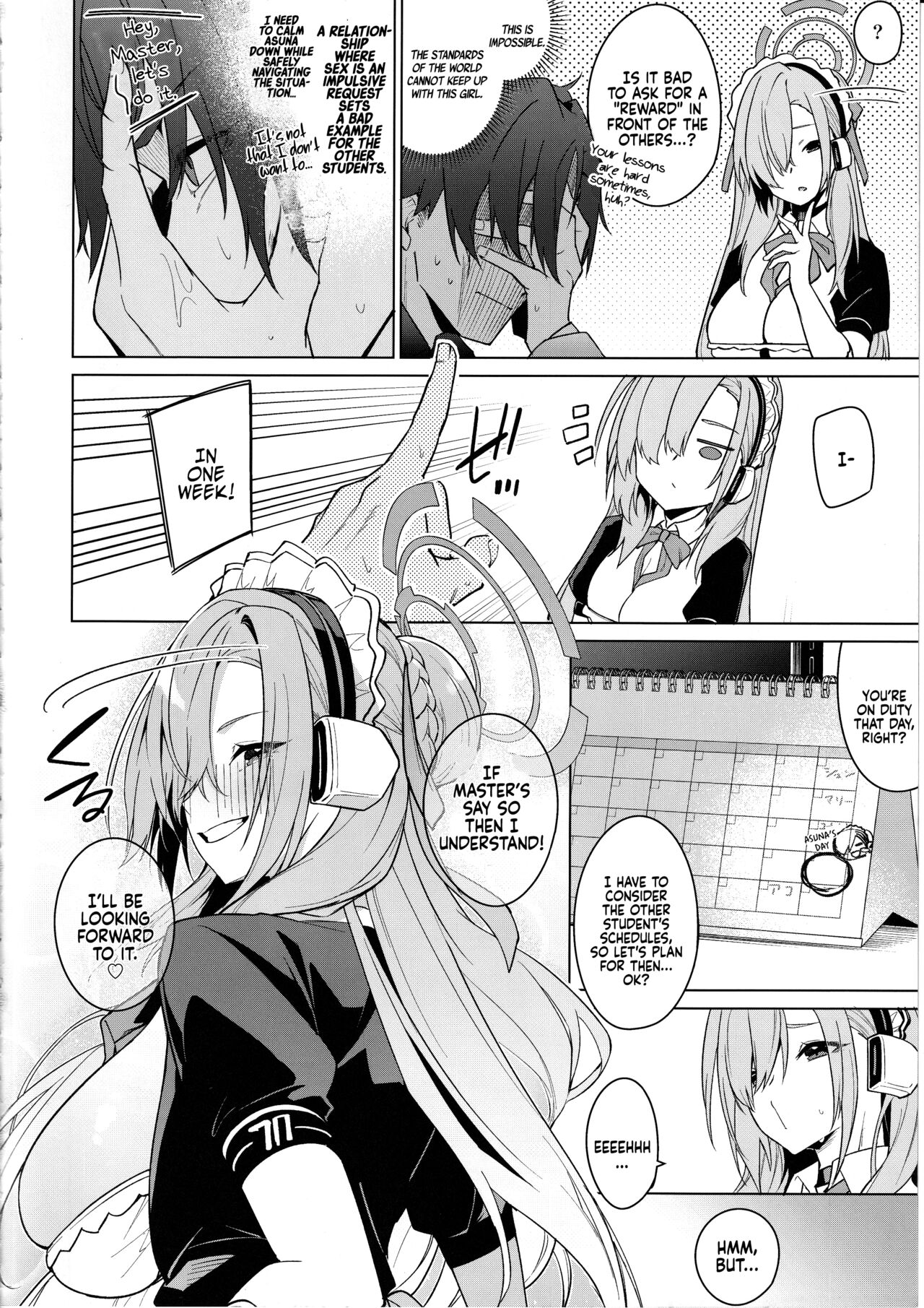 With Asuna after a week apart. page 3