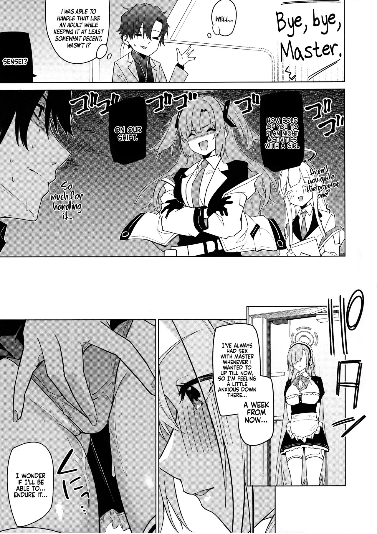 With Asuna after a week apart. page 4