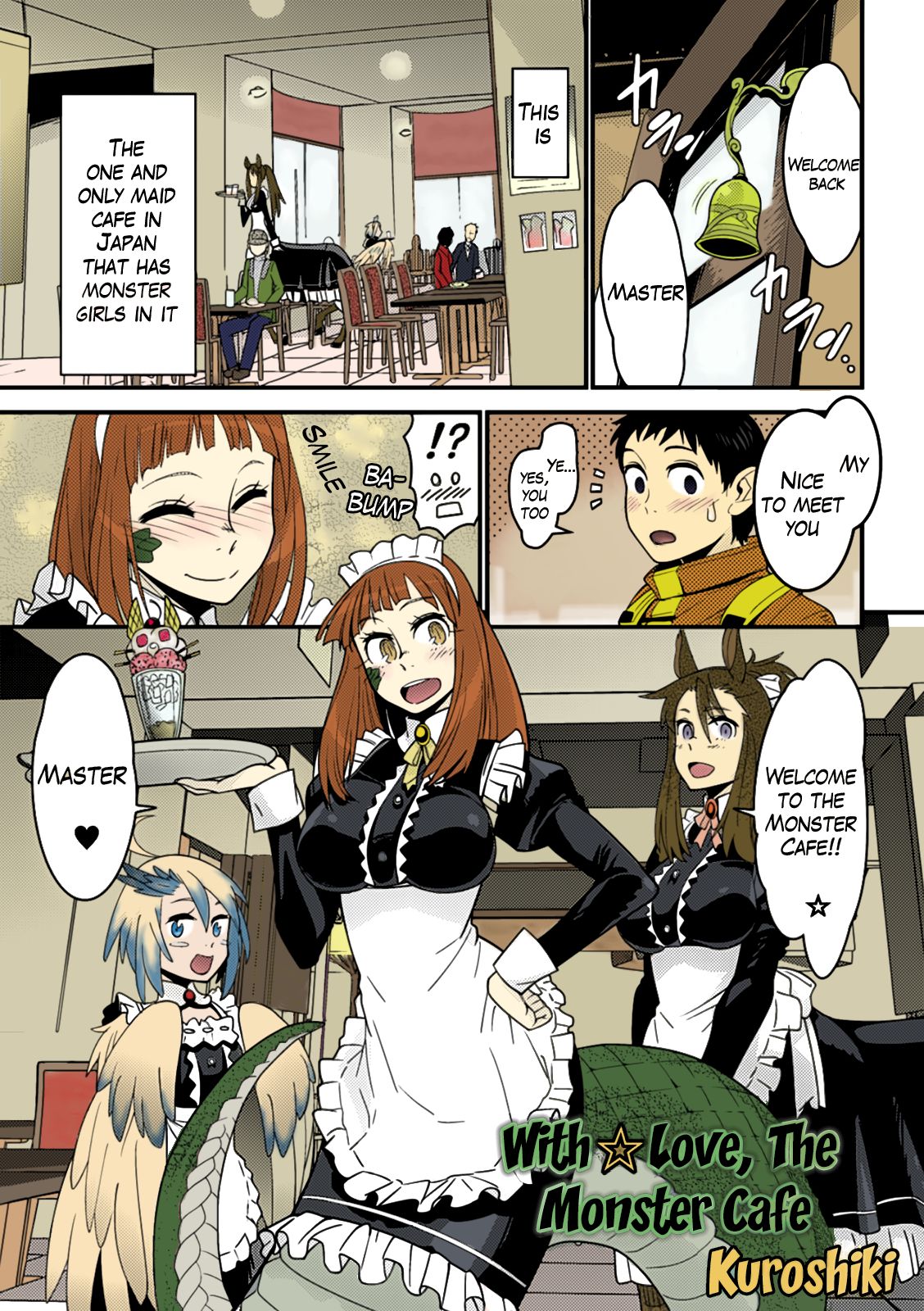 With Love, the Monster Cafe page 1