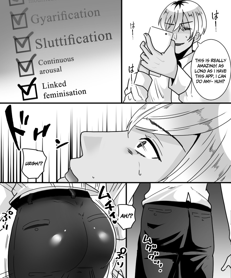 With My Sex Change App, I’ll Turn Him Into the Perfect Gyaru Slut! page 24