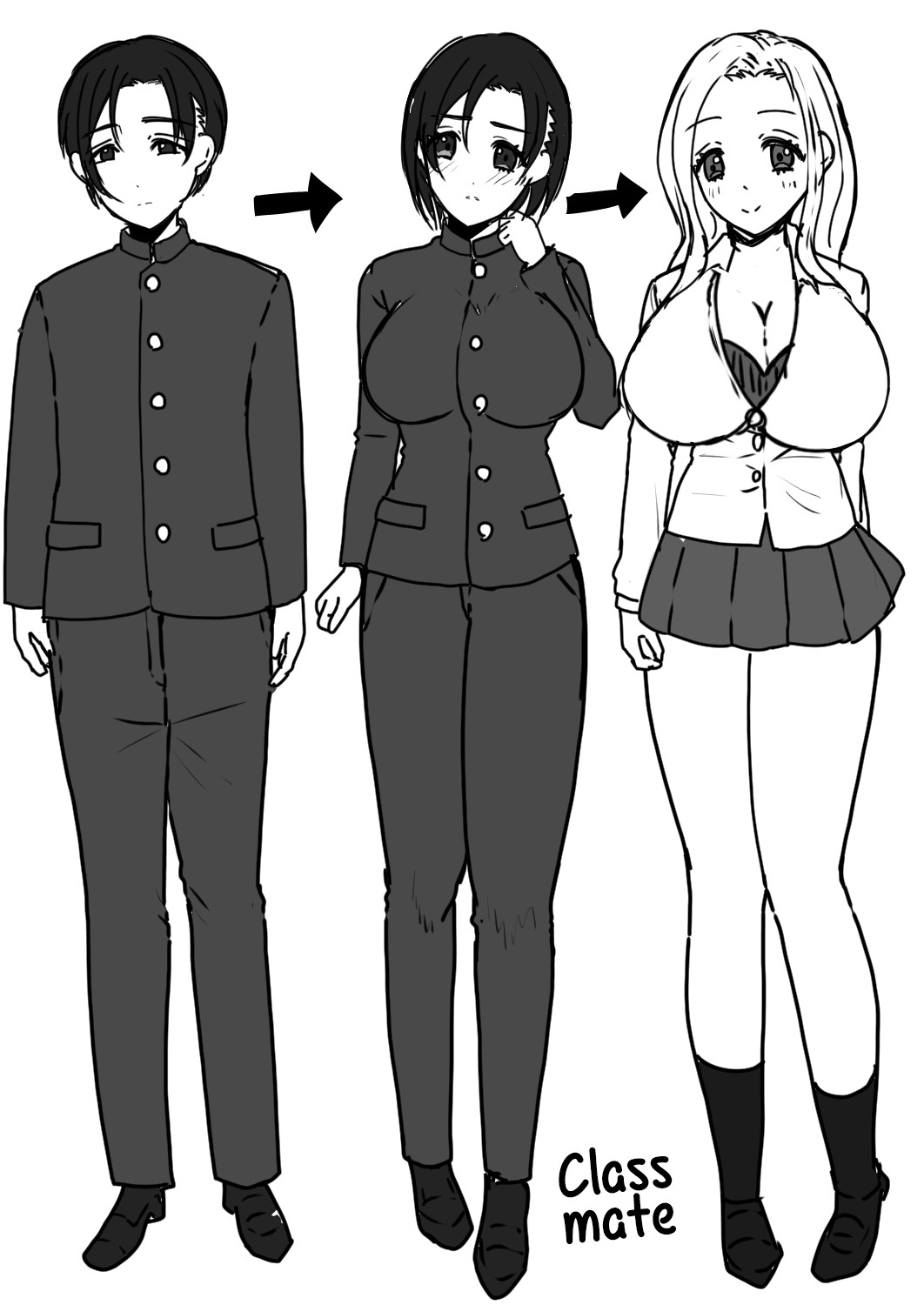 With My Sex Change App, I’ll Turn Him Into the Perfect Gyaru Slut! page 33