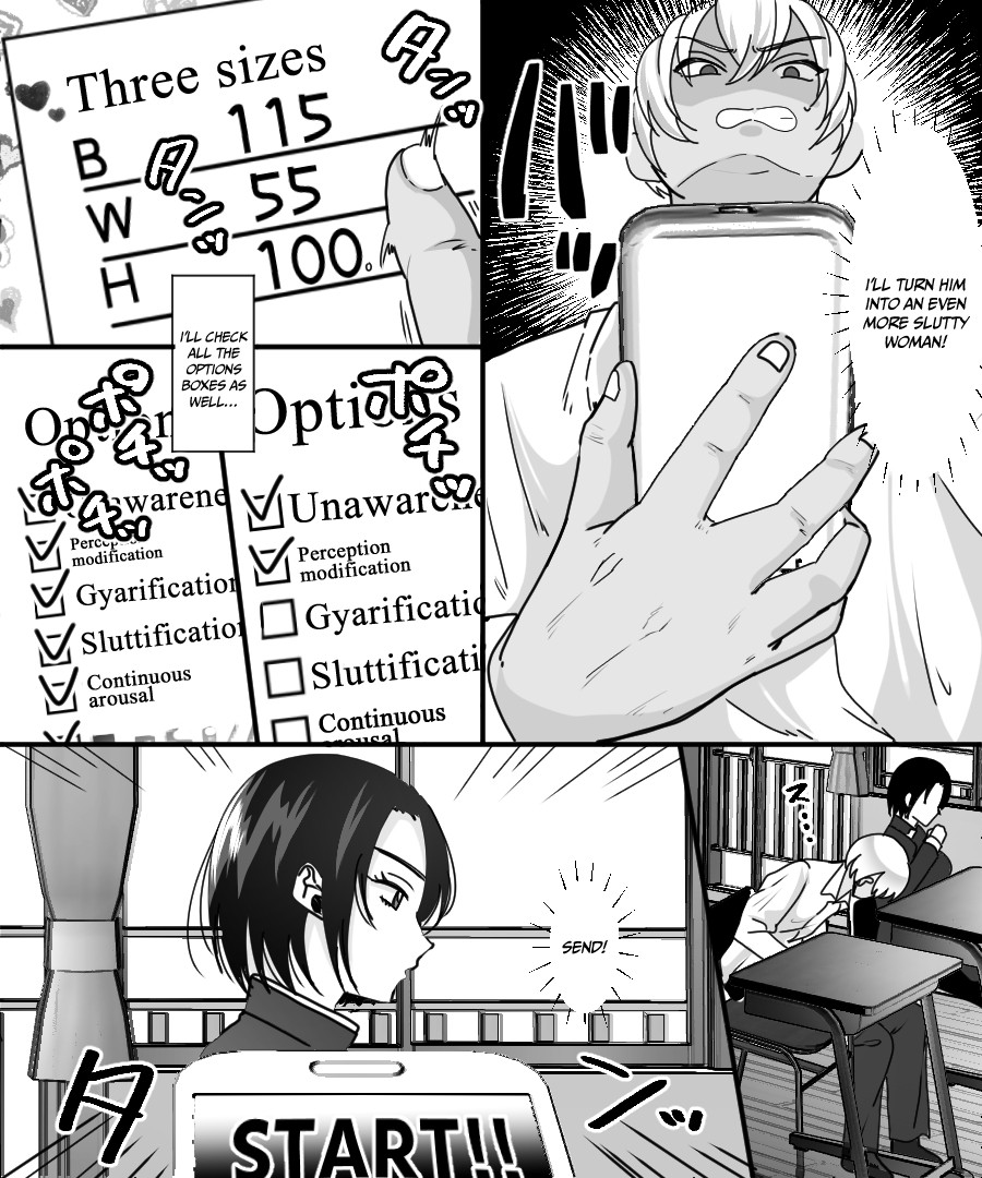 With My Sex Change App, I’ll Turn Him Into the Perfect Gyaru Slut! page 9