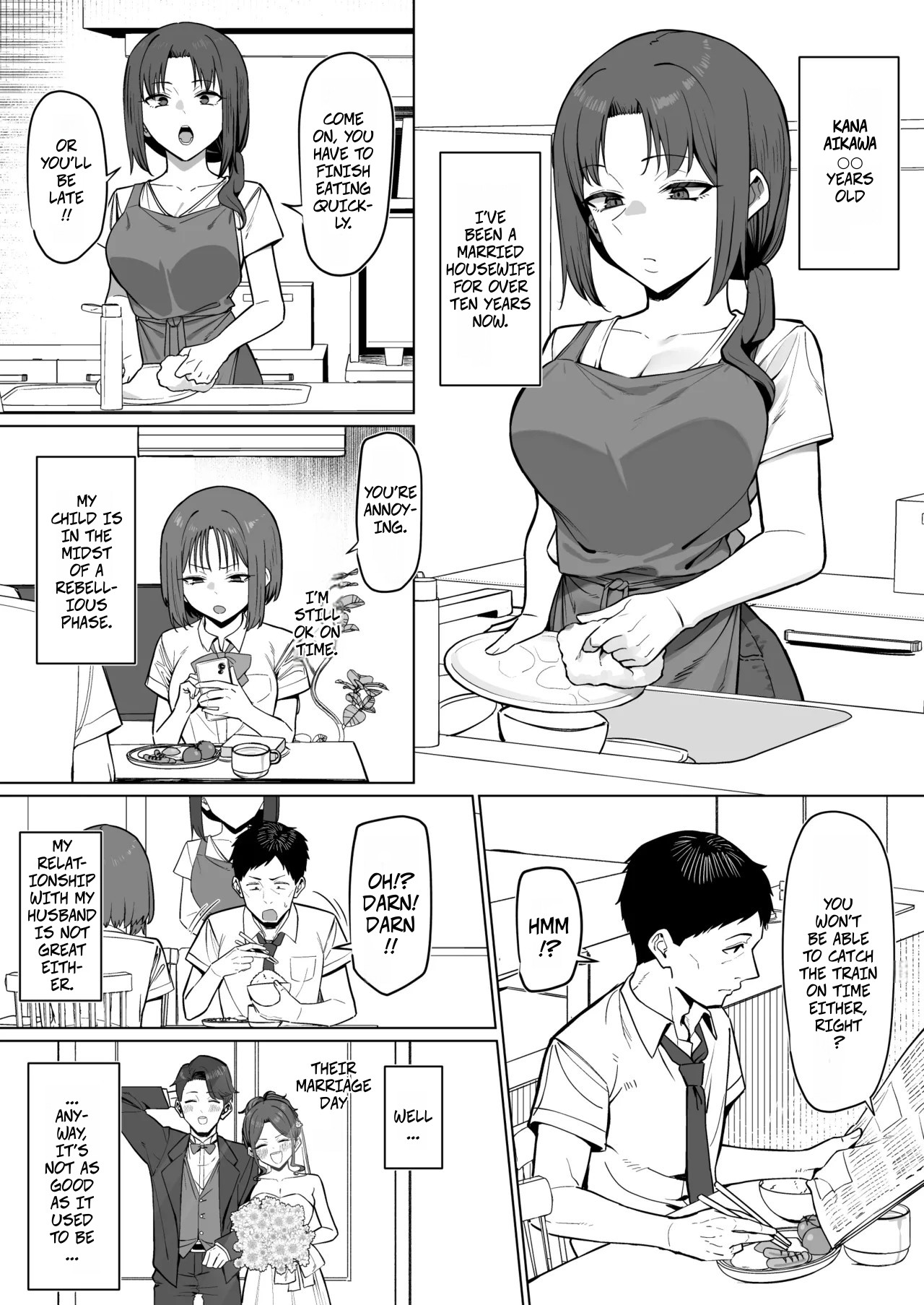 With The Housewife At My Part-Time Job 1-2 -- Baito saki no hitozuma to page 10