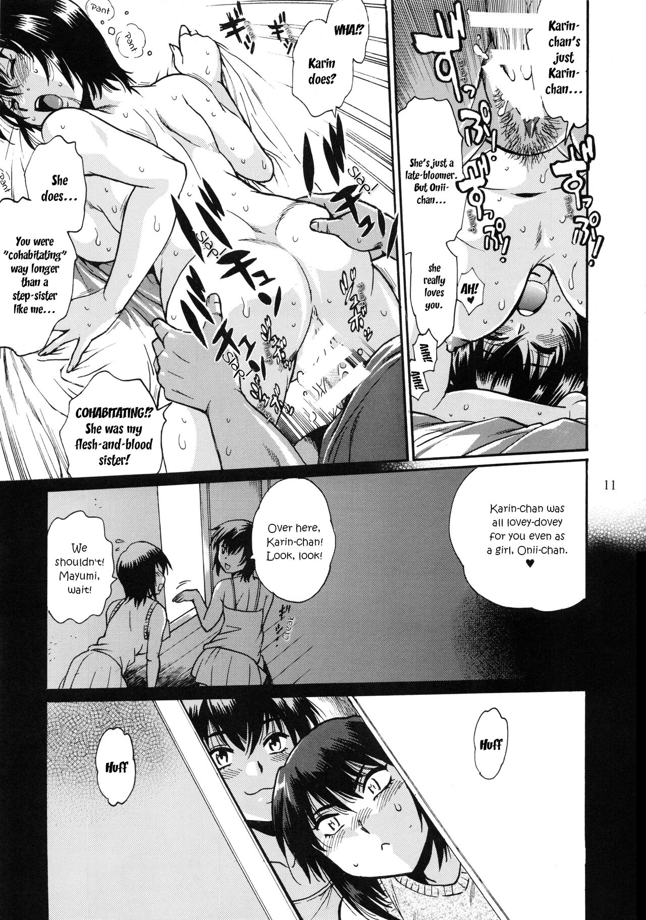 With your REAL SISTER? Or perhaps, with your STEP SISTER? page 10