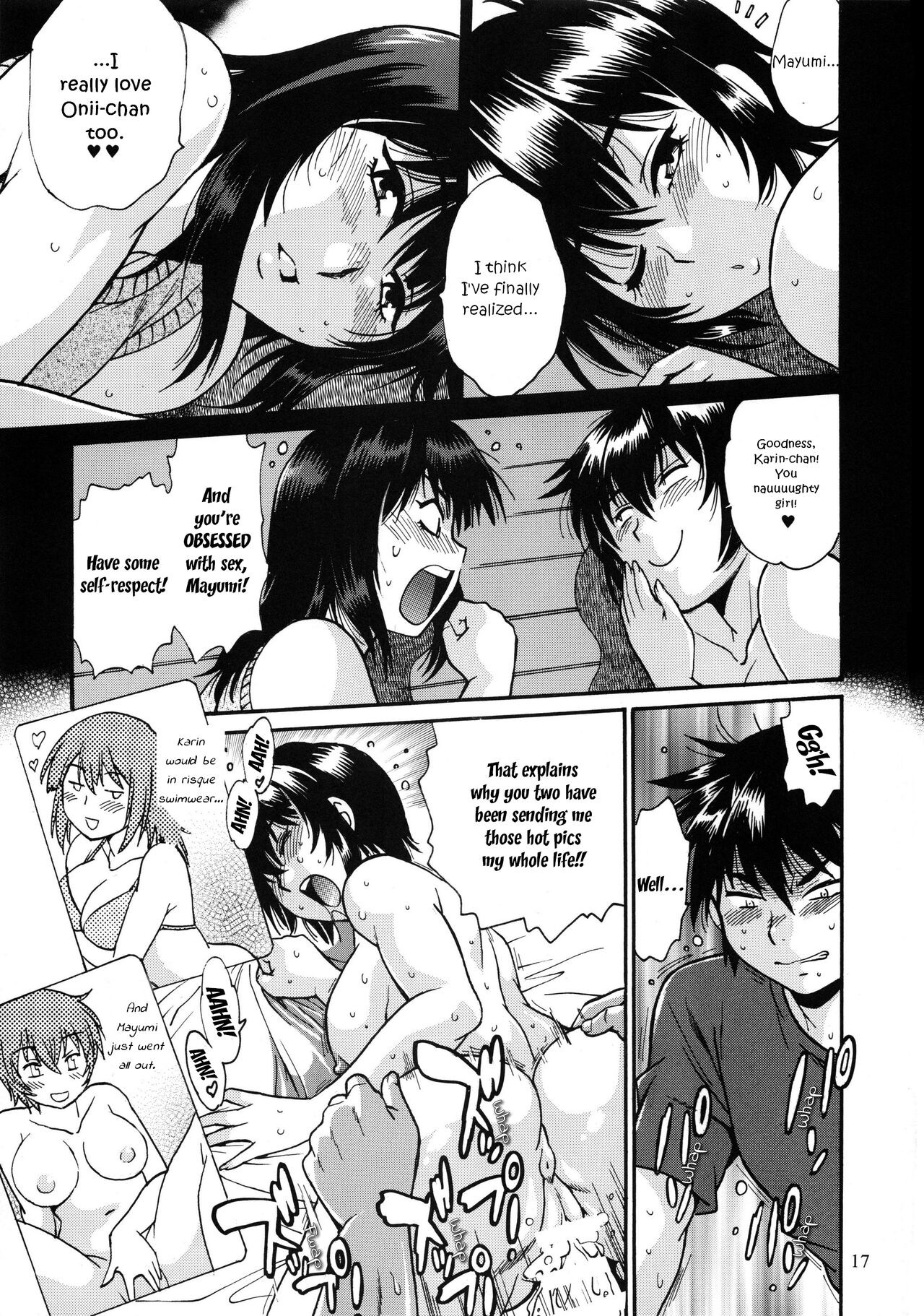 With your REAL SISTER? Or perhaps, with your STEP SISTER? page 16