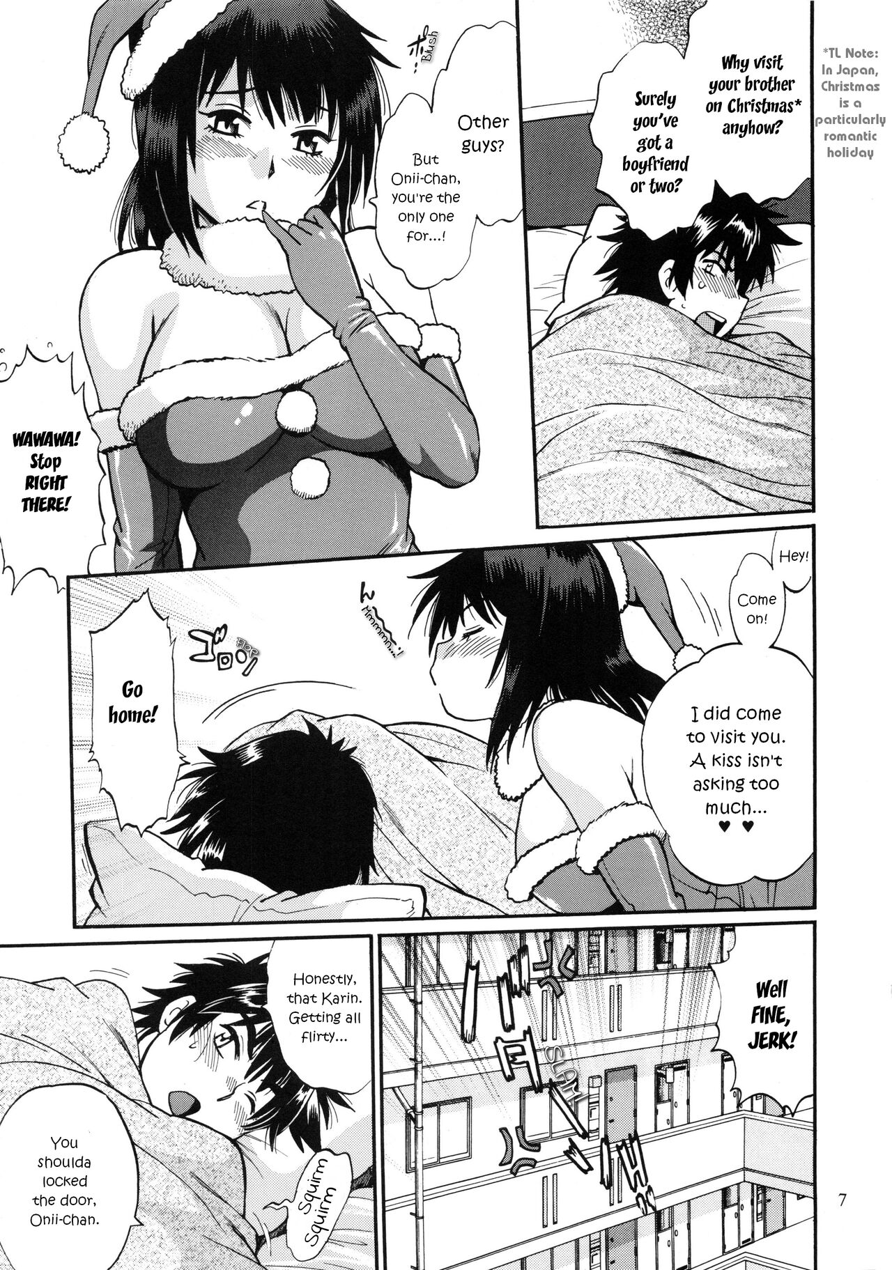With your REAL SISTER? Or perhaps, with your STEP SISTER? page 6