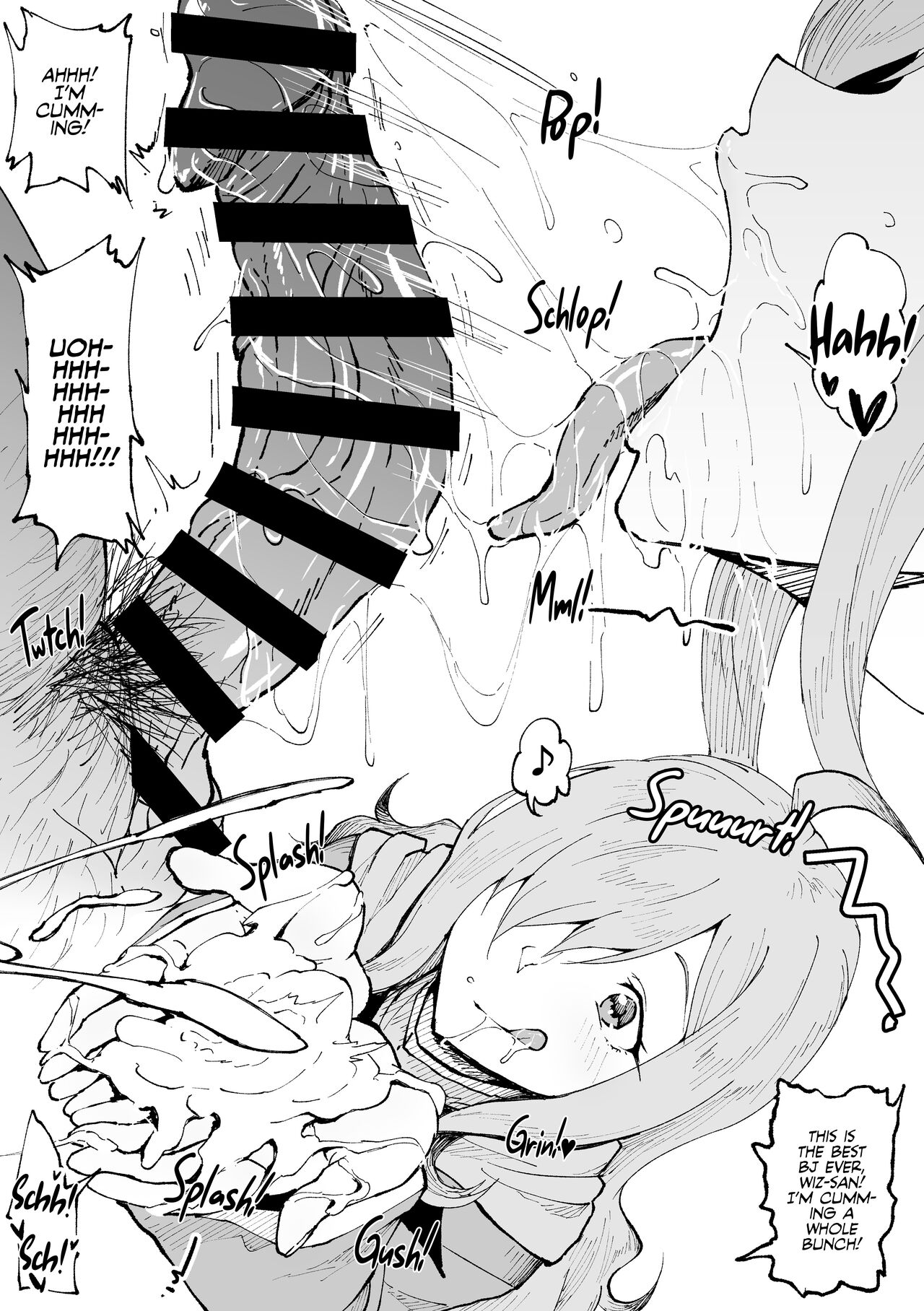 Wiz-san's nose-slurping! page 3