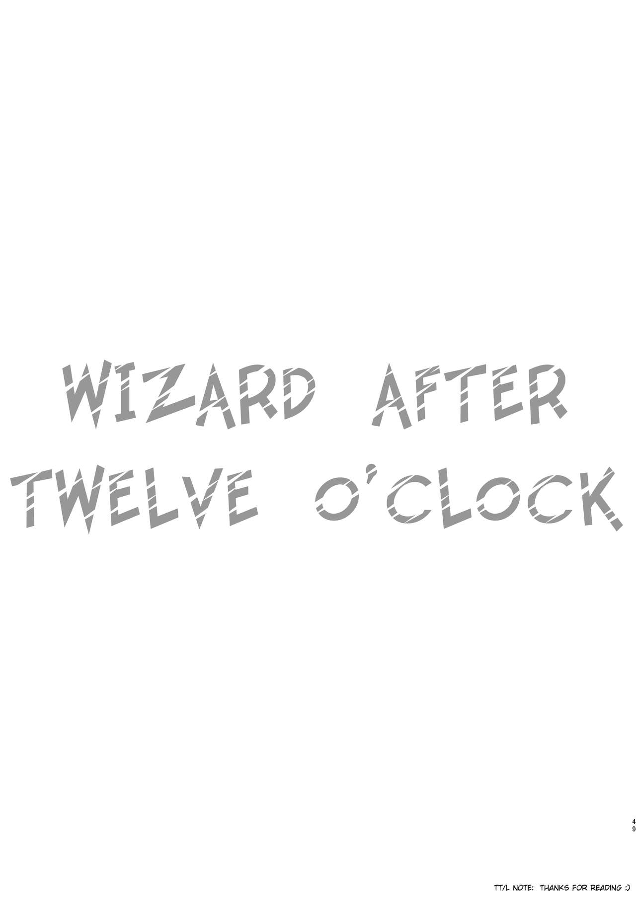 Wizard after Twelve o'clock page 48