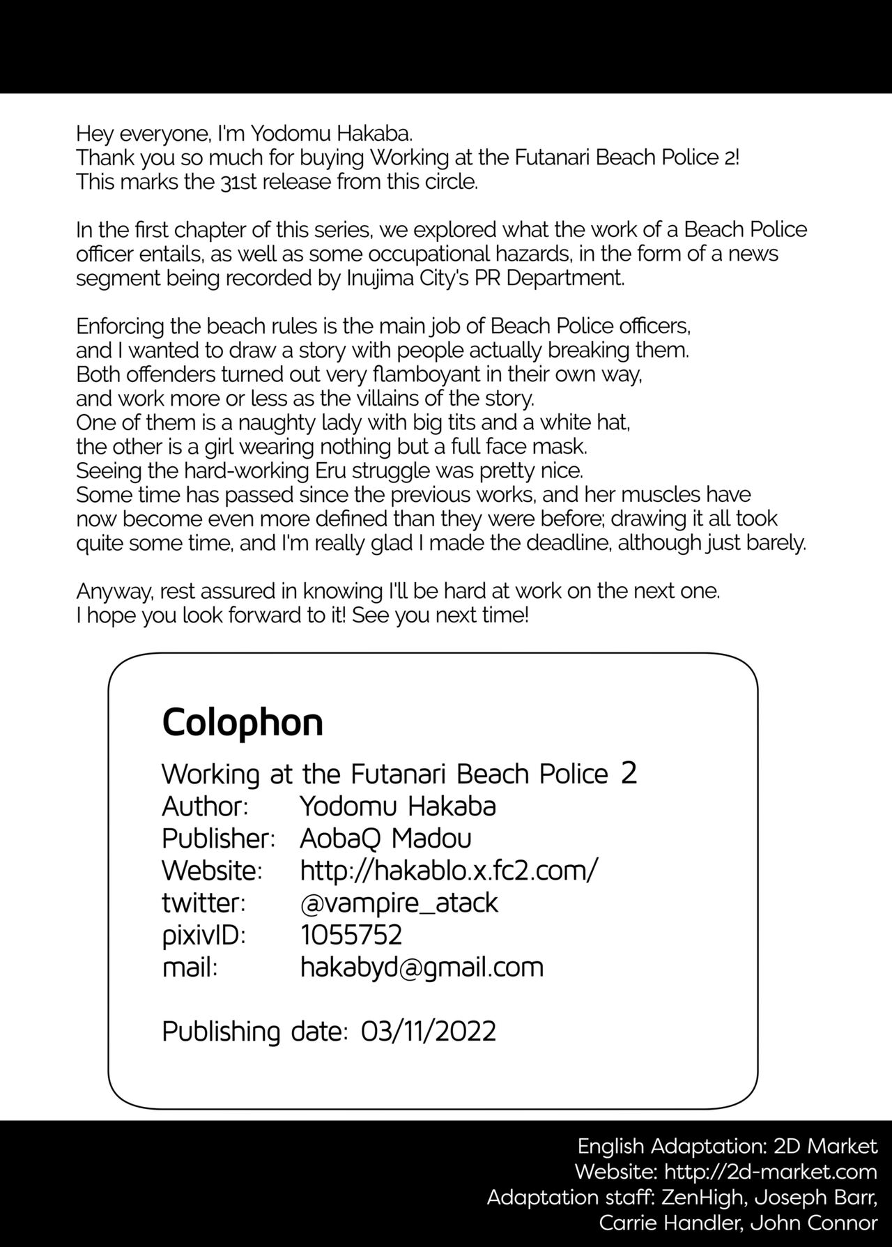 Working at the Futanari Beach Police 2 page 32