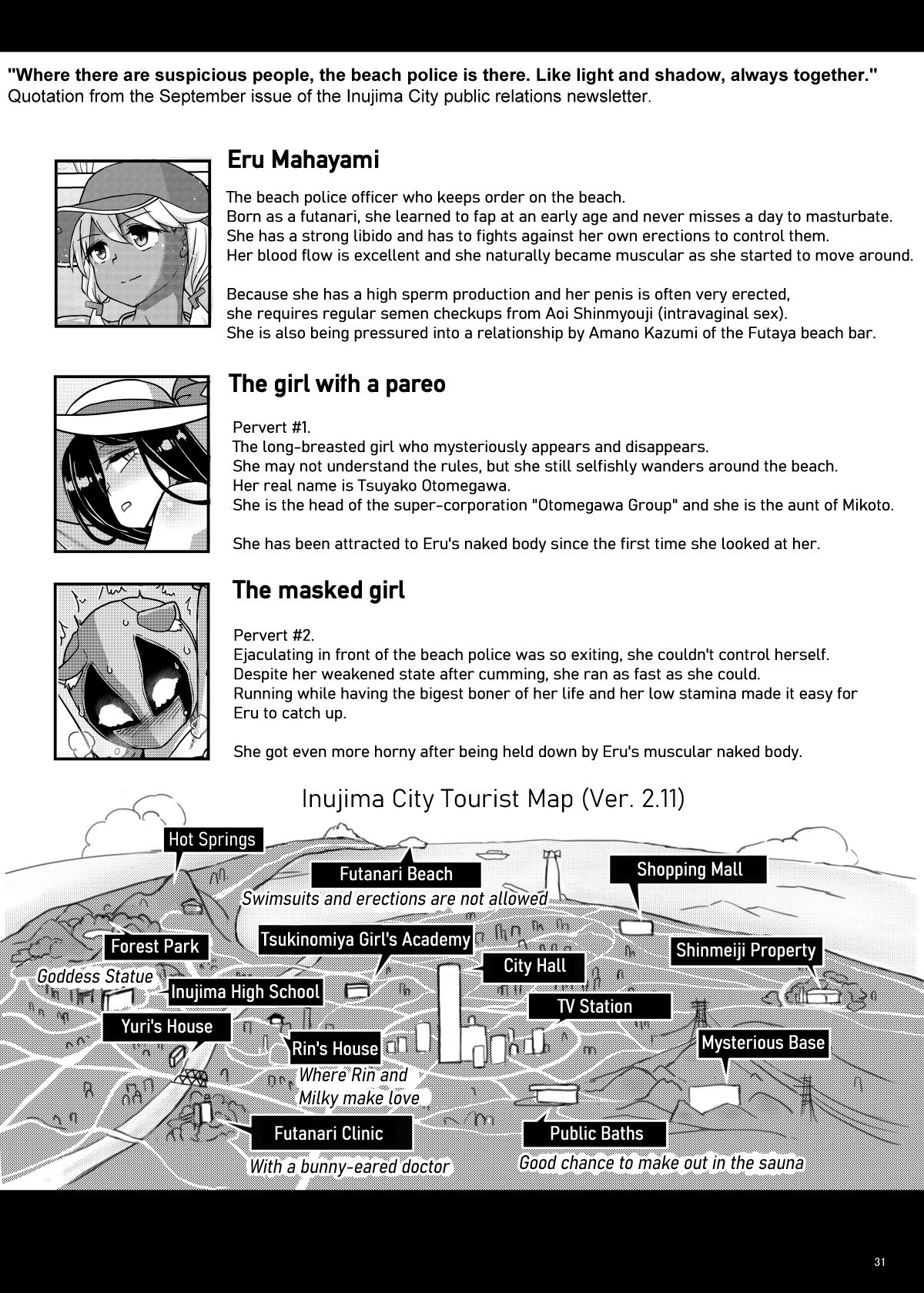Working at the Futanari Beach Police 2 page 31