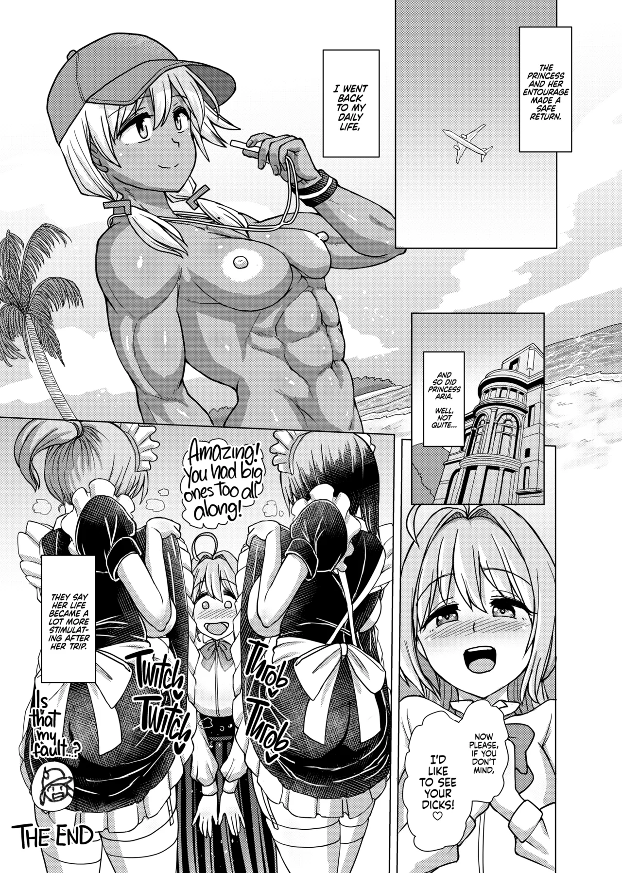 Working at the Futanari Beach Police 3 page 42