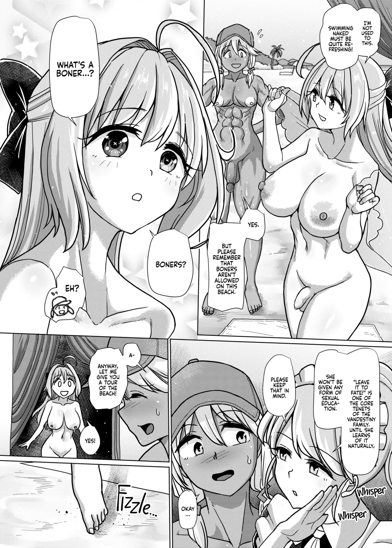 Working at the Futanari Beach Police 3 page 7