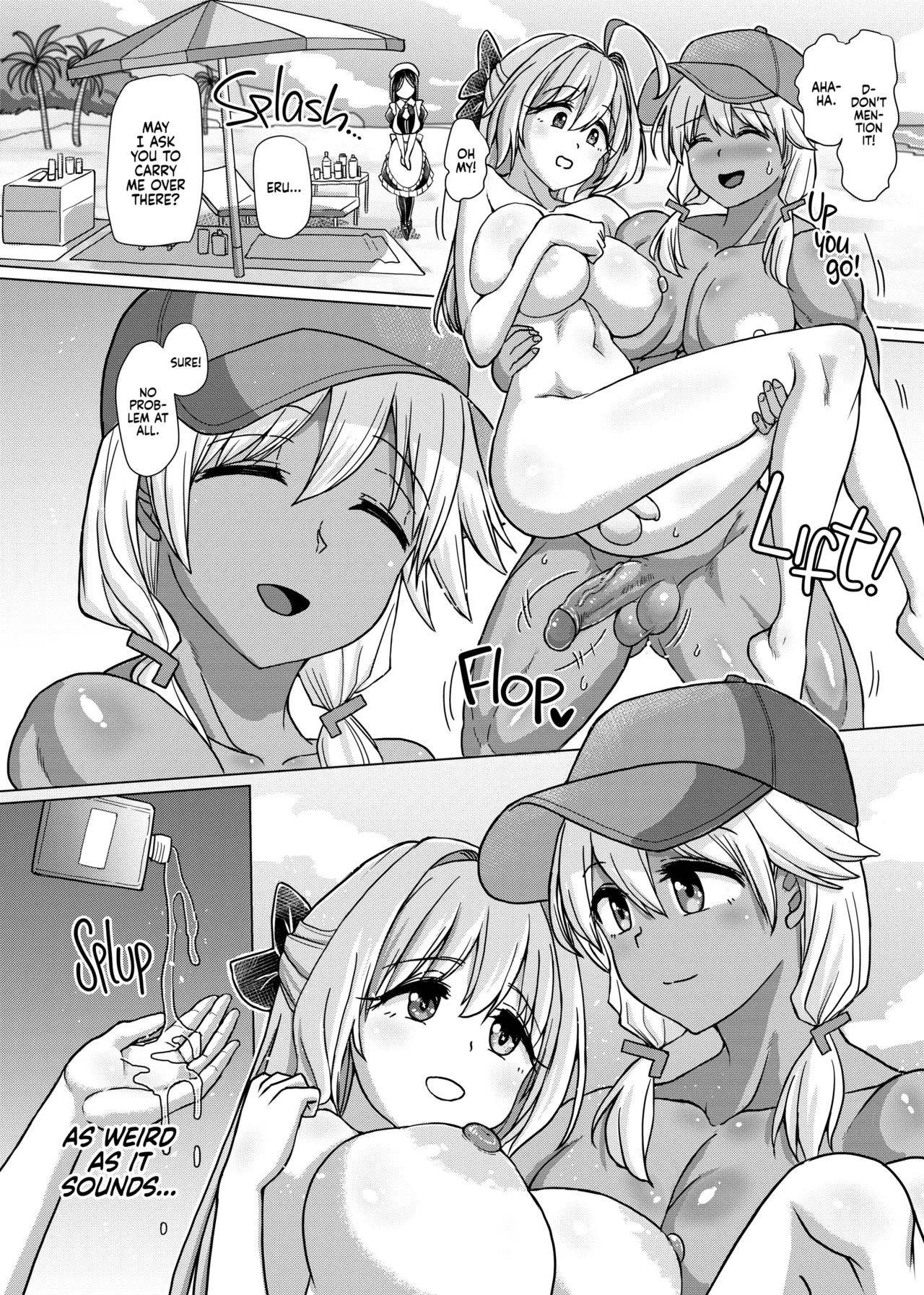 Working at the Futanari Beach Police 3 page 9