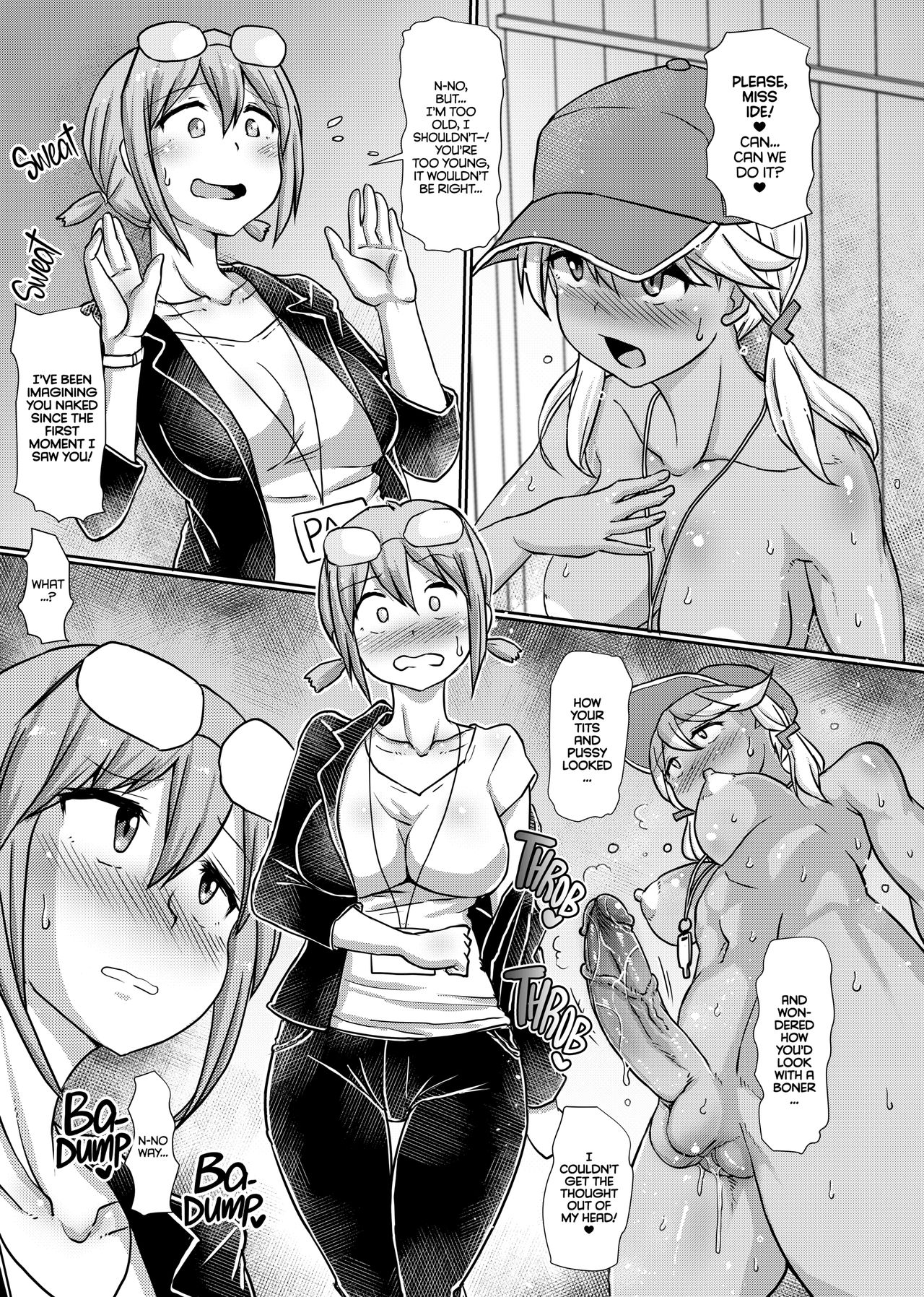 Working at the Futanari Beach Police page 14