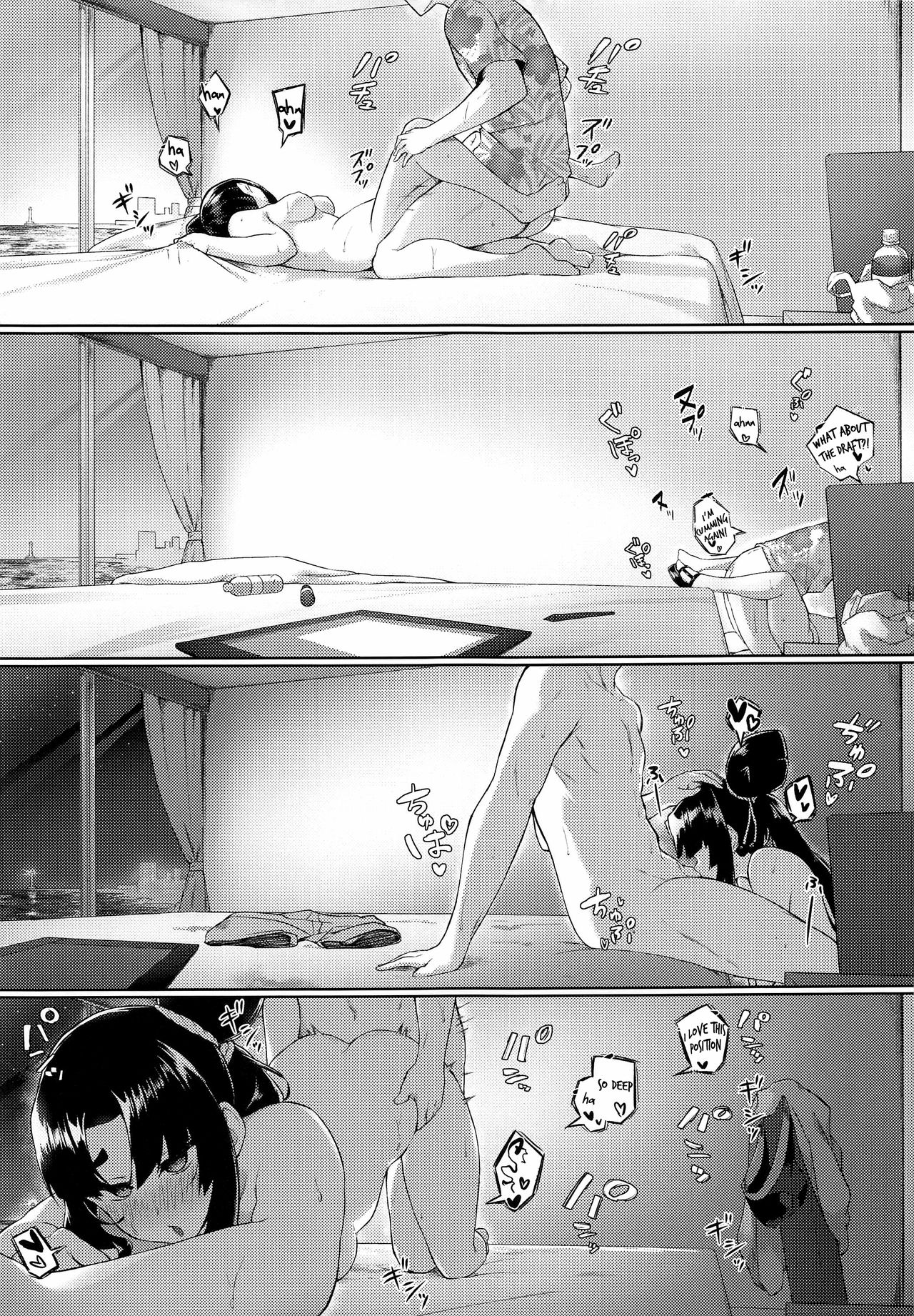 Working on a Draft with Ushiwakamaru page 18