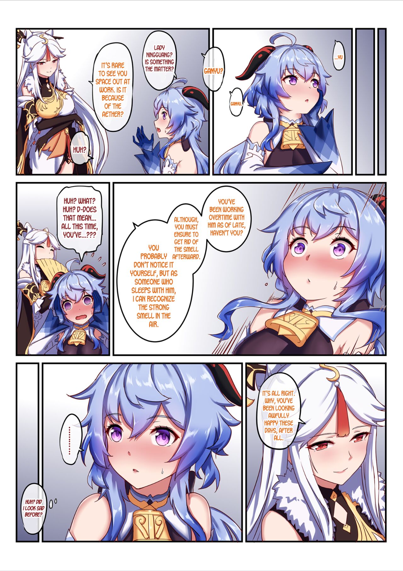 Working Overtime With Ganyu page 21