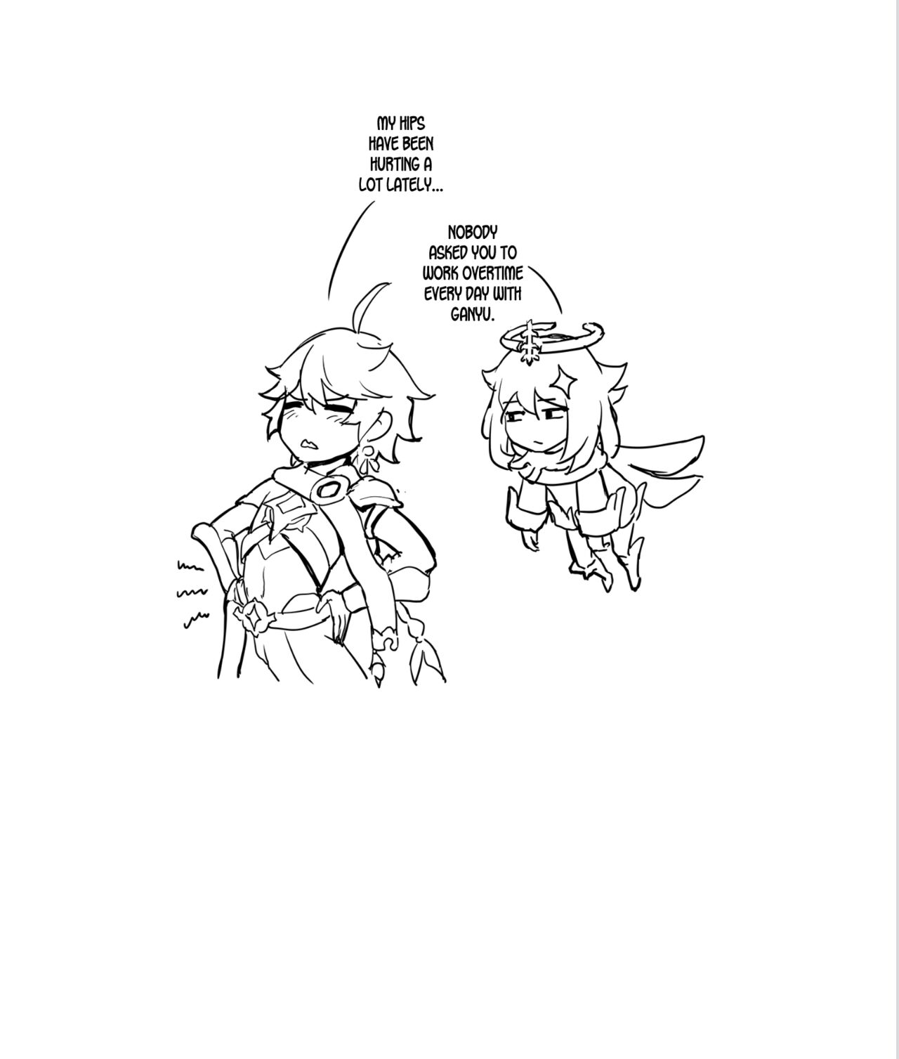 Working Overtime With Ganyu page 22