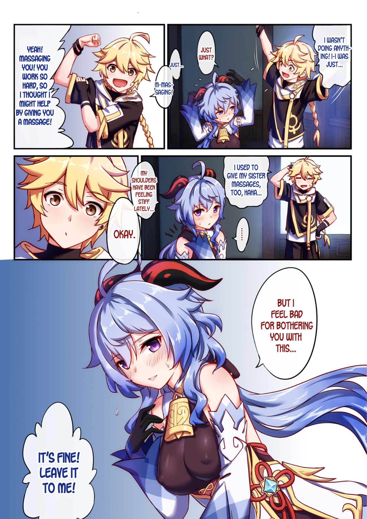 Working Overtime With Ganyu page 3