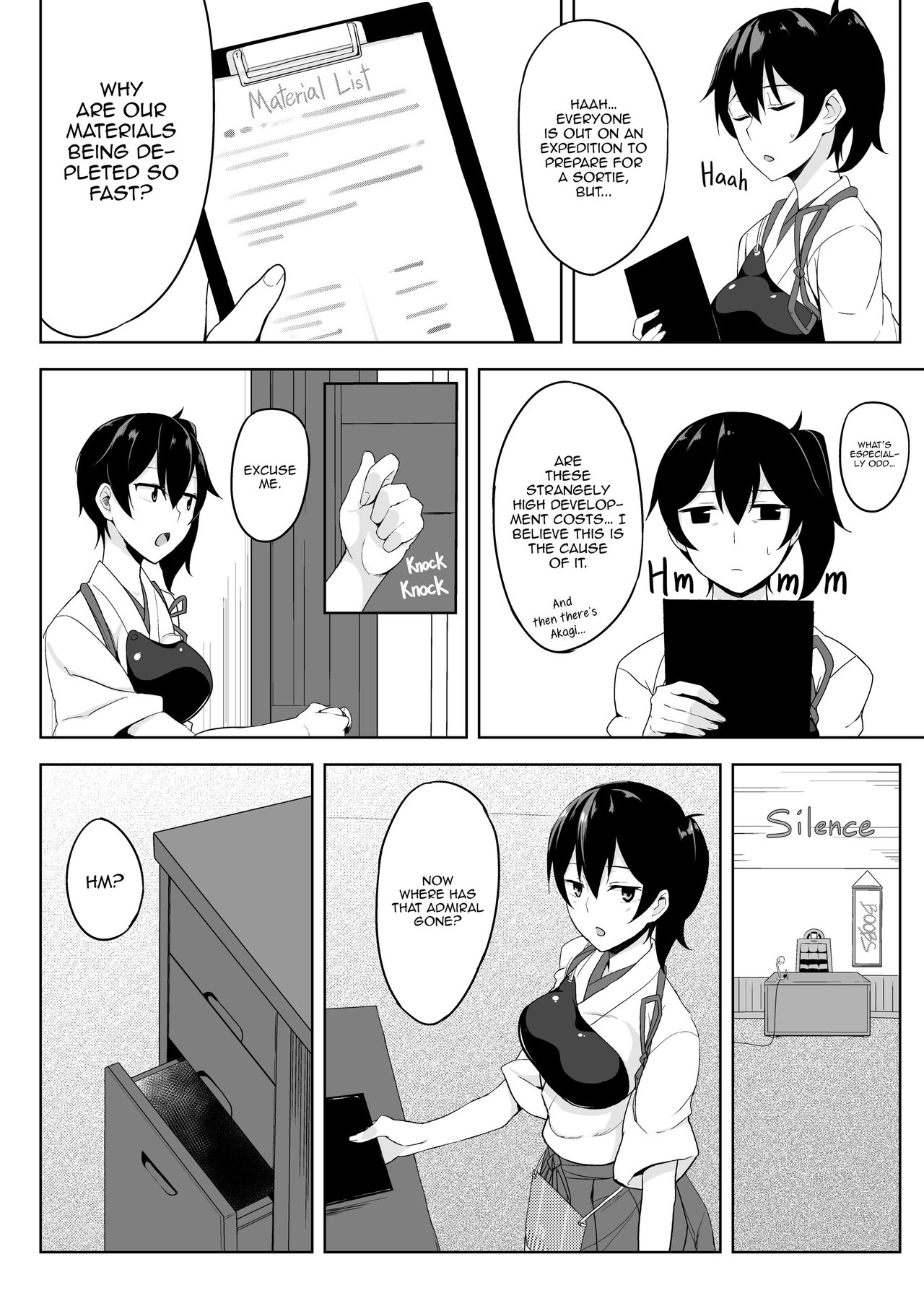 Worries of the Secretary Ship Kaga page 4