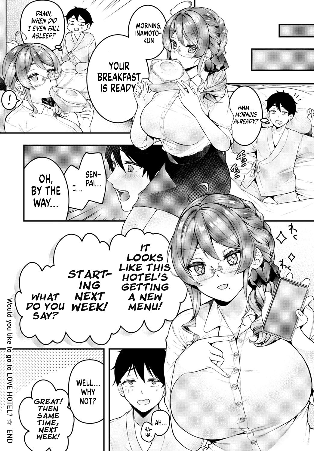 Would you like to go to a LOVE HOTEL? page 28