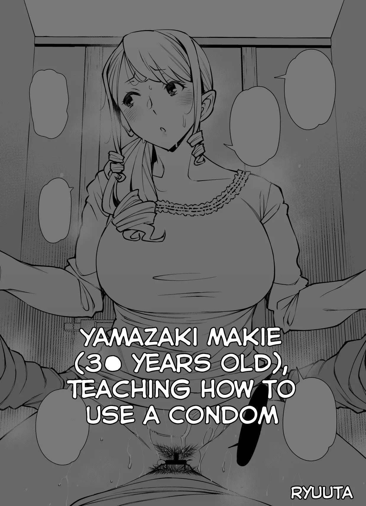 Yamazaki Makie (3● years old), Teaching How to Use a Condom page 1