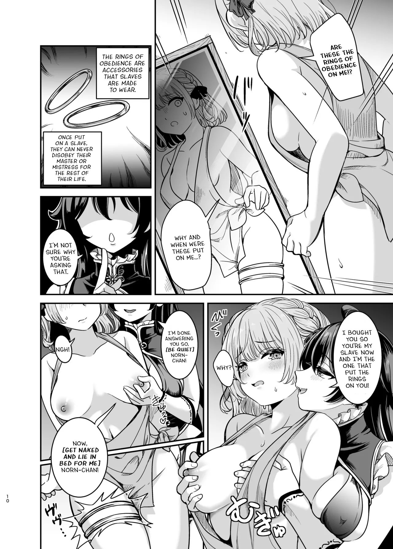 Yandere Mistress Sex Slave Education - Noble who Buys Childhood Friend page 9