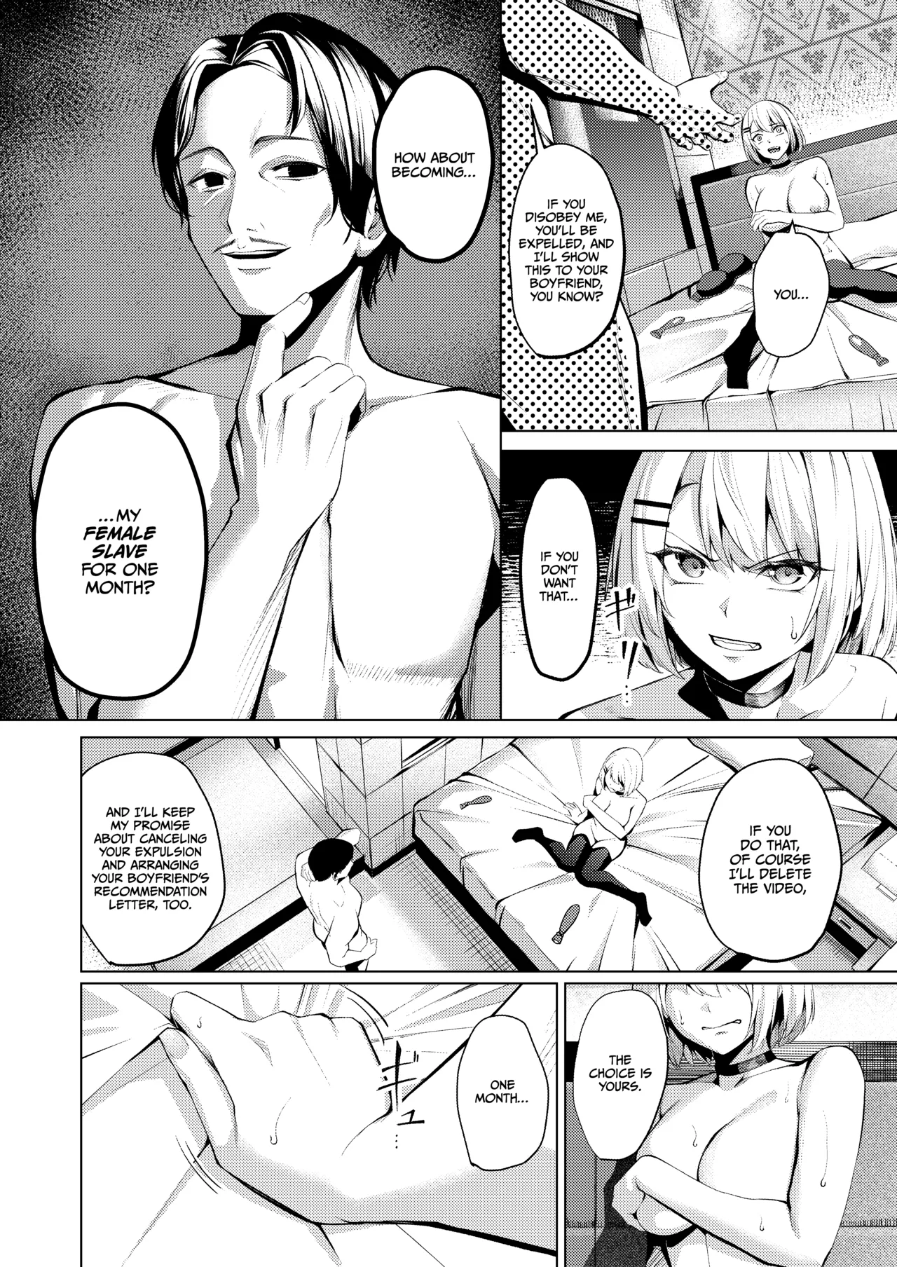 Yankee-chan ga Netorarete Kyokon no Toriko ni Naru Hanashi page 10
