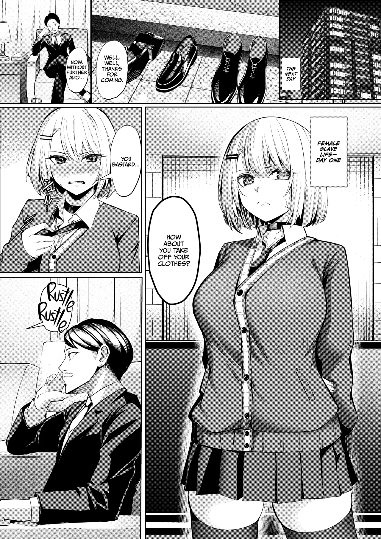 Yankee-chan ga Netorarete Kyokon no Toriko ni Naru Hanashi page 12