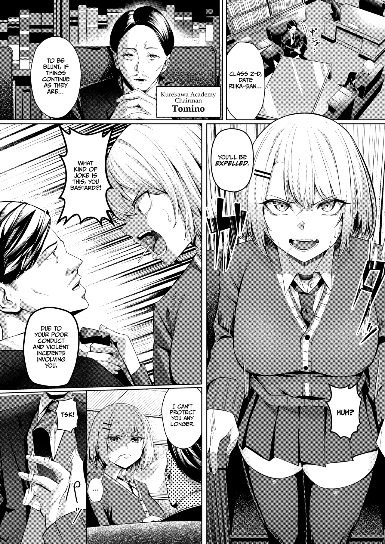 Yankee-chan ga Netorarete Kyokon no Toriko ni Naru Hanashi page 4