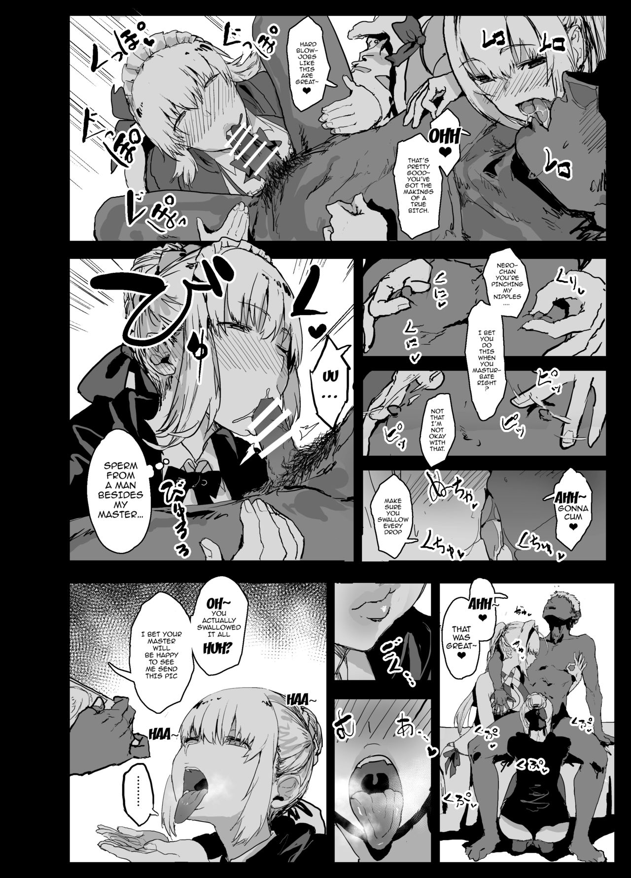 Yarichin ni Gohoushi Sex Suru Nama Onaho to Seishori Maid Netorase Hon page 7