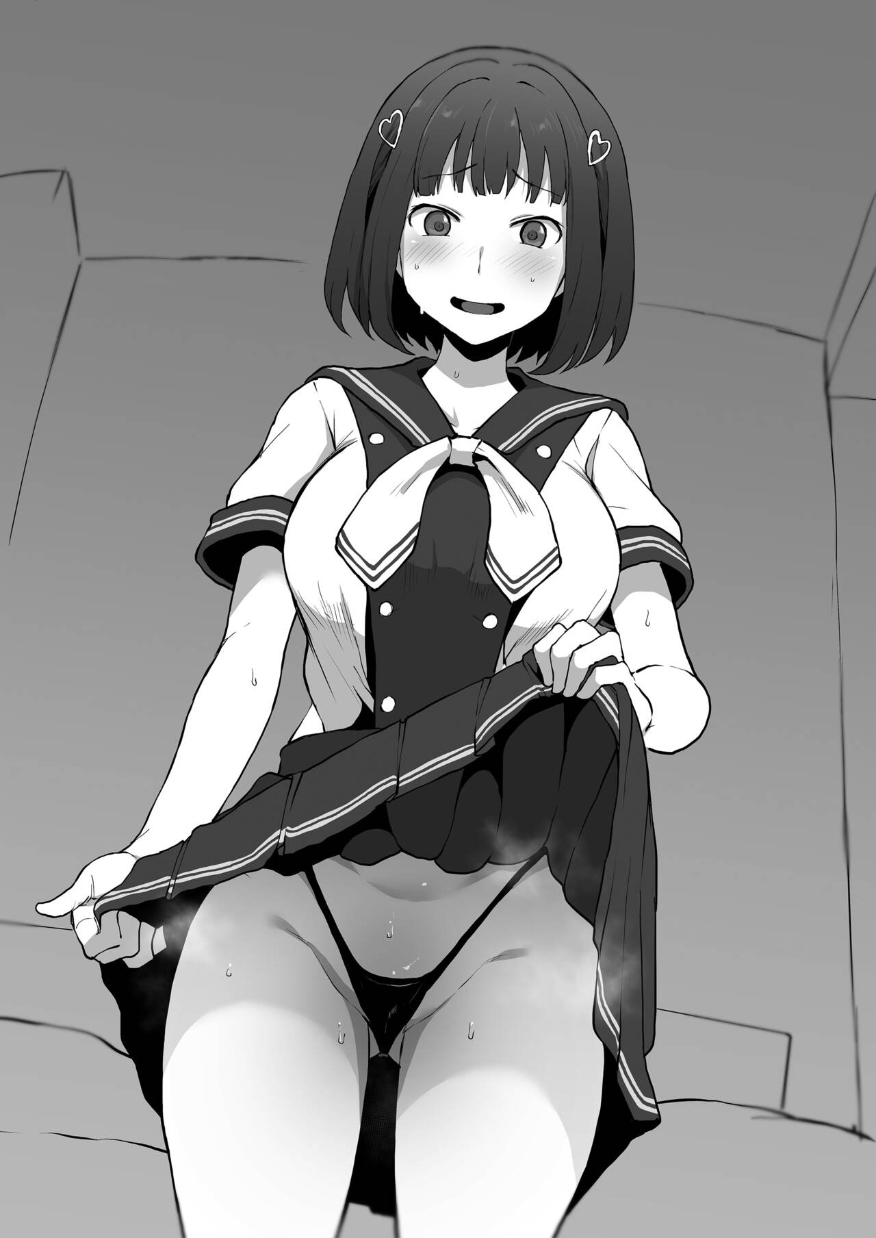 Yarichin♂kara Imouto to Osananajimi no Honnou Mukidashi na Shashin o Katte Shikoru Hon page 37