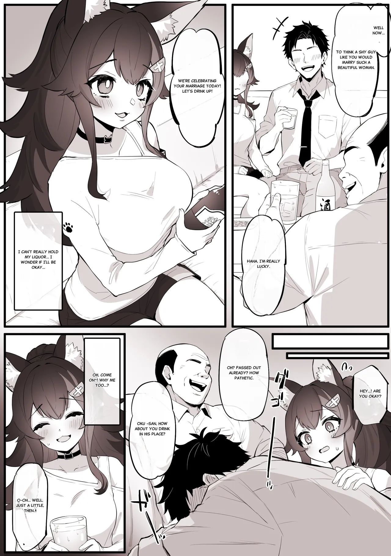 Yoitsuburete, Danna no Joushi ni Takuran Sareru Niizuma Mio-sha *NTR page 2