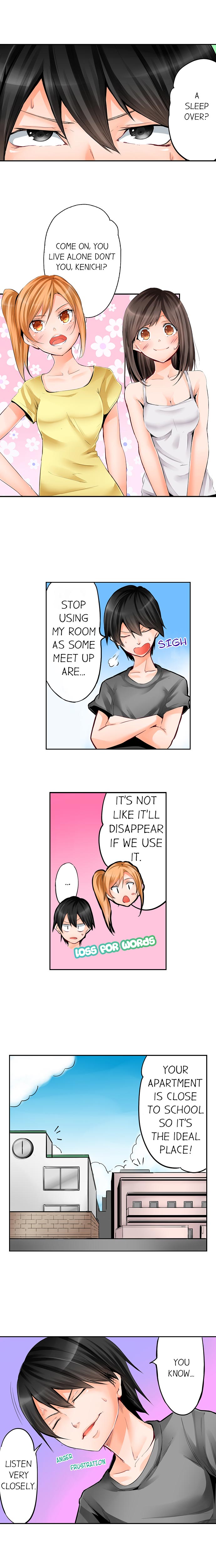 Yojouhan de Micchaku 3P Otomarikai! - The Secret 3P Sleepover in a 7 Square Meter Room! page 3