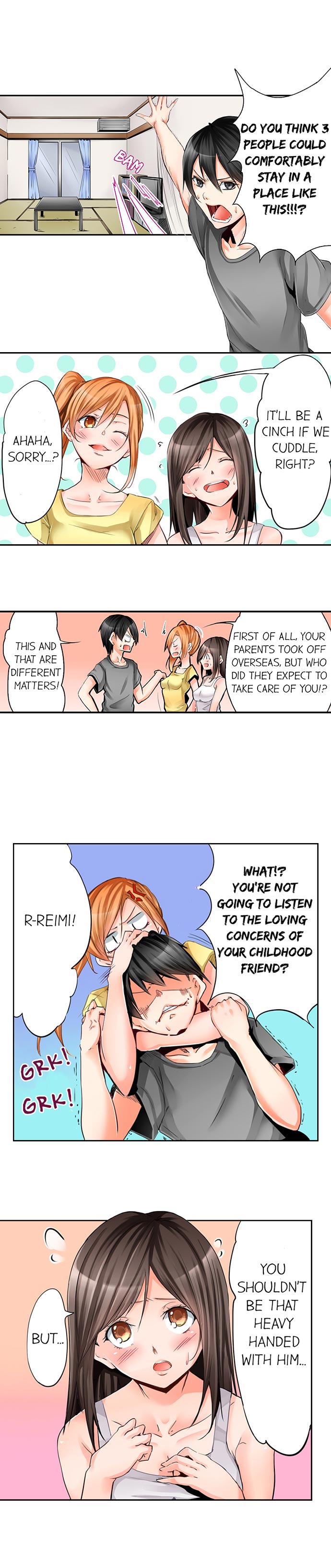 Yojouhan de Micchaku 3P Otomarikai! - The Secret 3P Sleepover in a 7 Square Meter Room! page 4