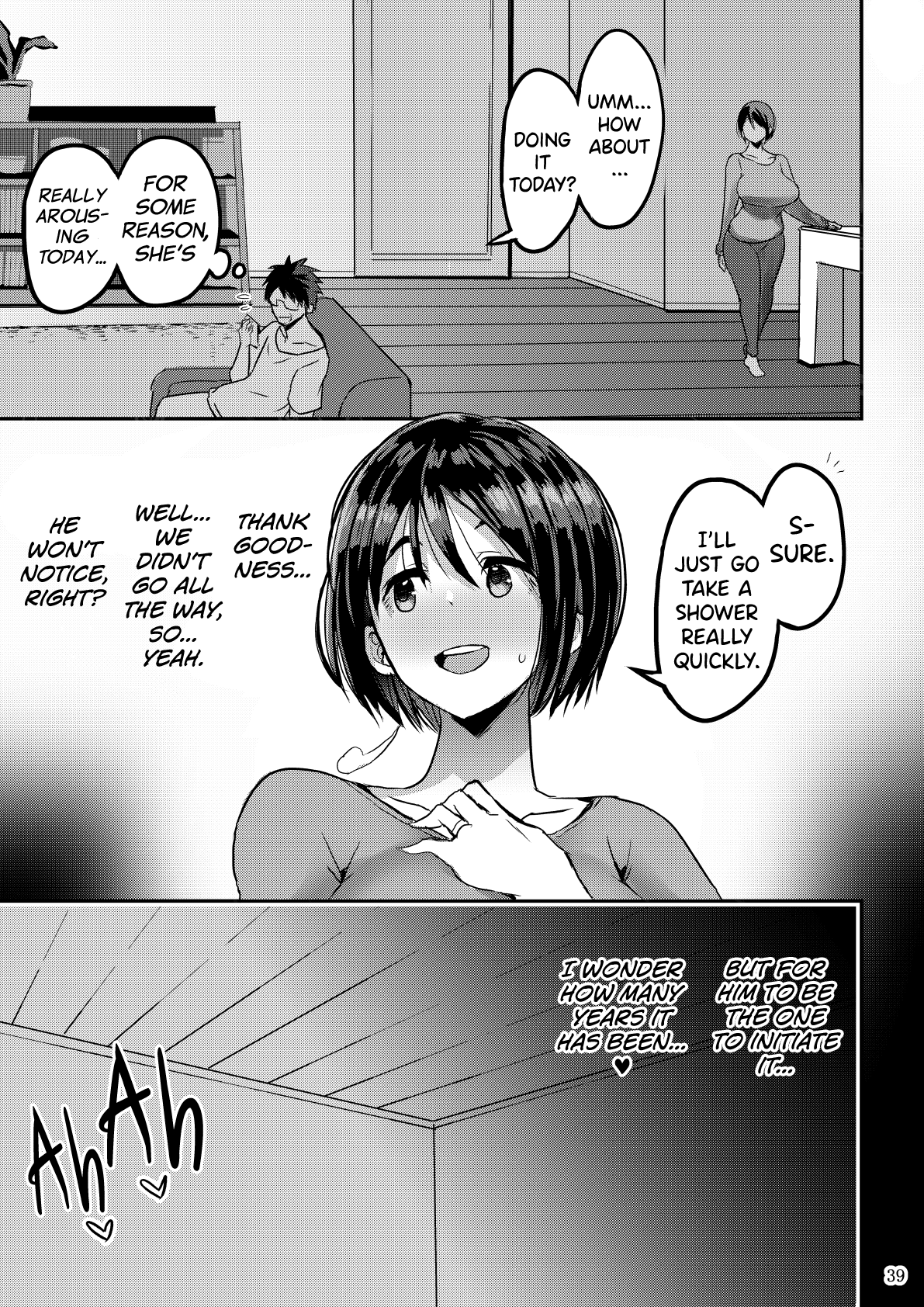 Yokkyuu Fuman ga Tamatte Hoka no Otoko no Chinpo Case ni Natteshimatta Oku-san page 40