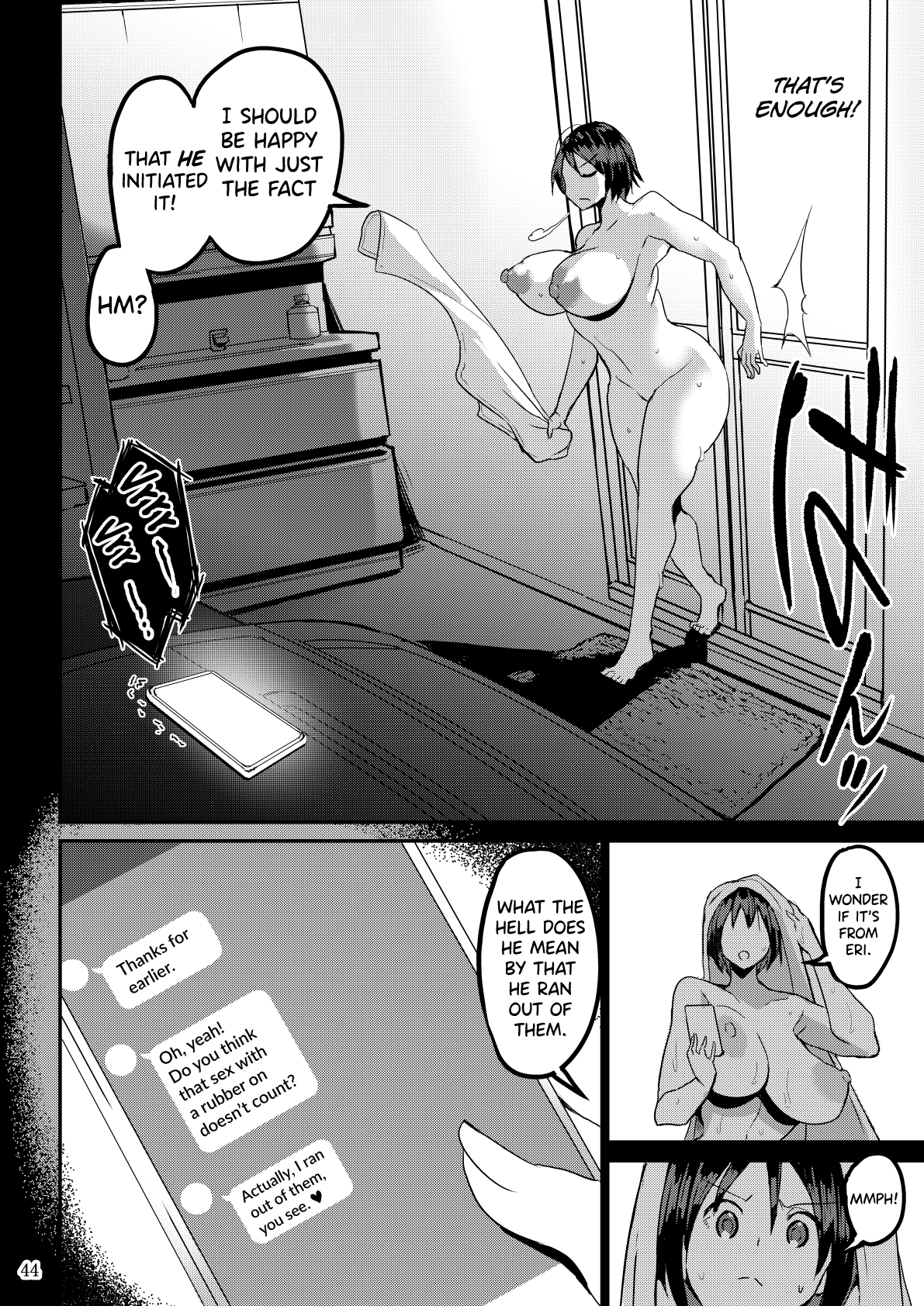 Yokkyuu Fuman ga Tamatte Hoka no Otoko no Chinpo Case ni Natteshimatta Oku-san page 45