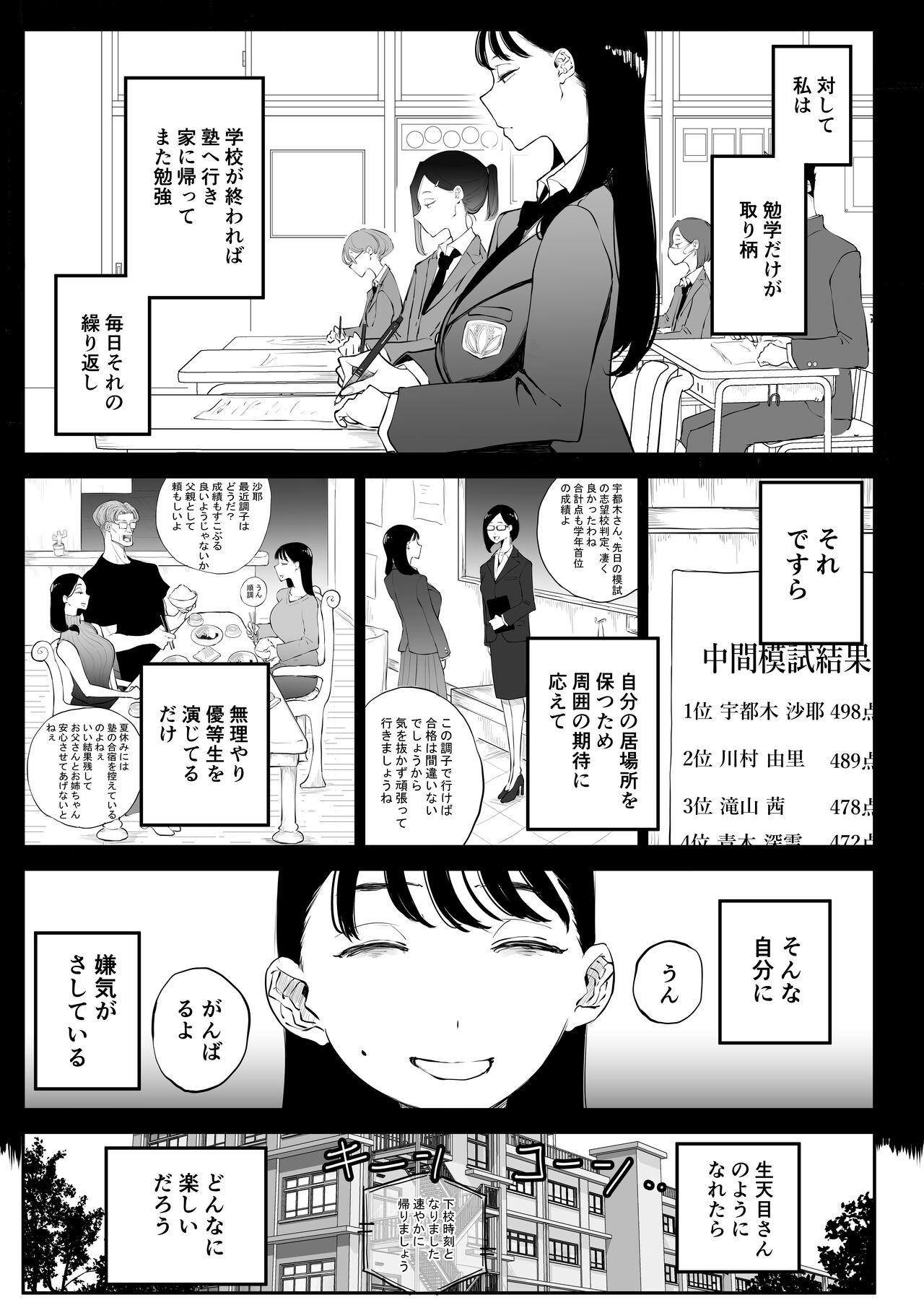 Yokkyuu Fuman Majime Joshi ga Class no Yariman Gal to Dosukebe H Shichau Hanashi page 8