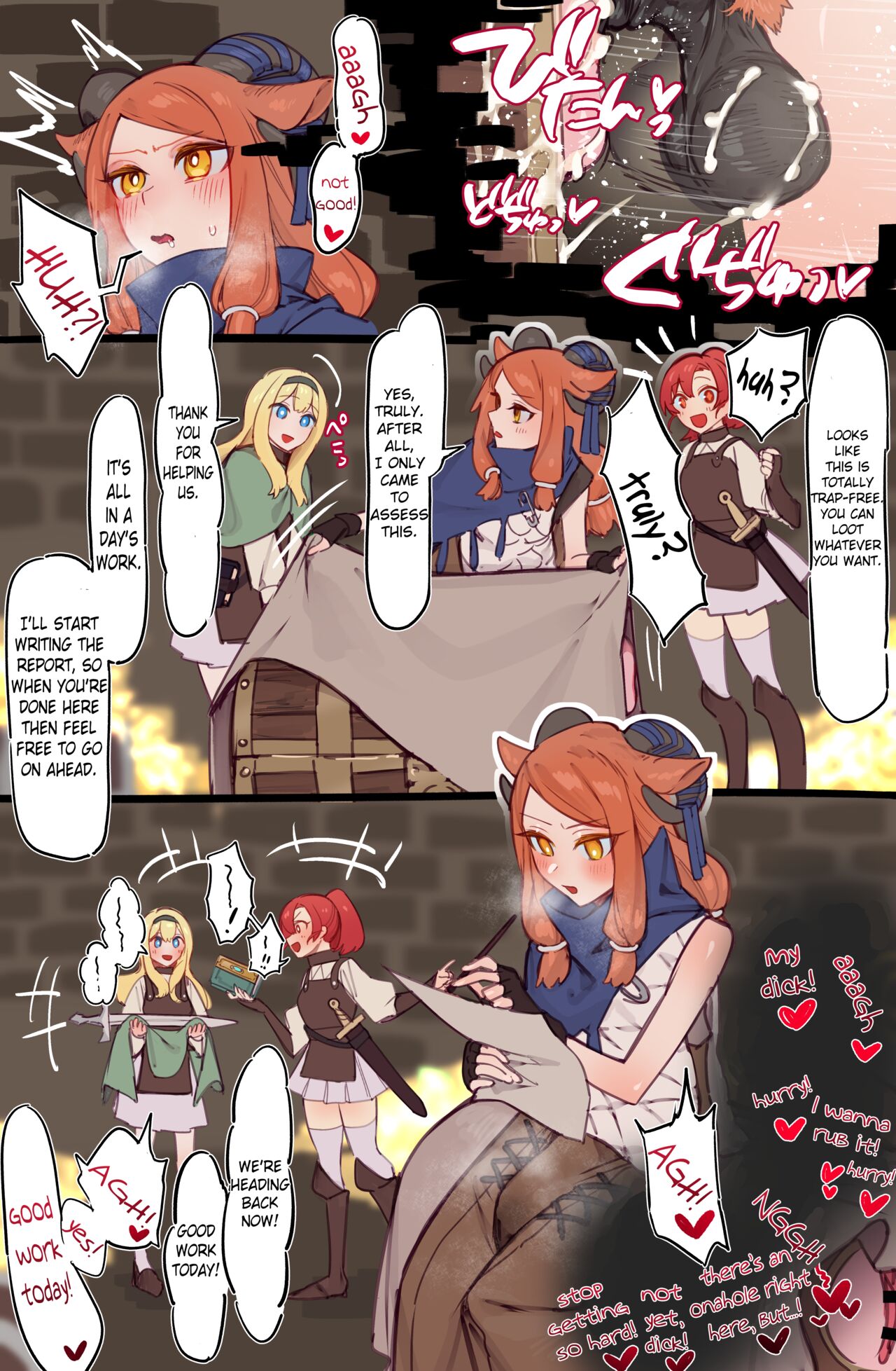 Yoku Aru Ero Trap Dungeon Mono -Mirai ga Mieru kara ETD nante Yoyuu dashi Joukyuu Boukensha ga Seiyoku ni Makeru Wake Nai Hen- page 28