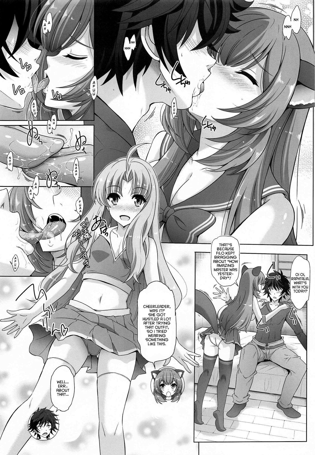 Yoru mo Sugoku Rippa na Yuusha-sama ni 1-ban Jouzu ni Gohoushi Dekiru no wa Raphtalia nandesu kara ne page 4