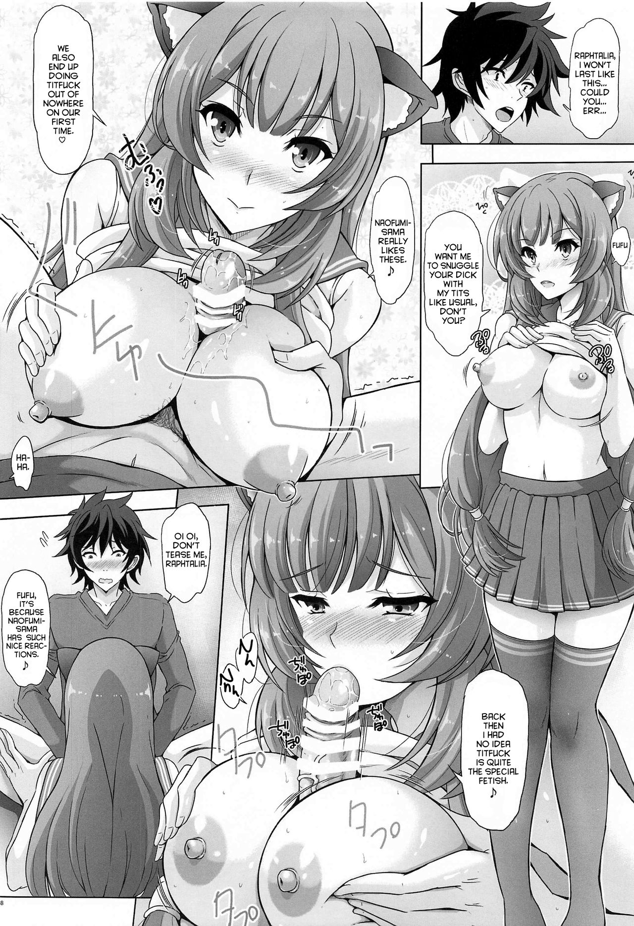 Yoru mo Sugoku Rippa na Yuusha-sama ni 1-ban Jouzu ni Gohoushi Dekiru no wa Raphtalia nandesu kara ne page 7