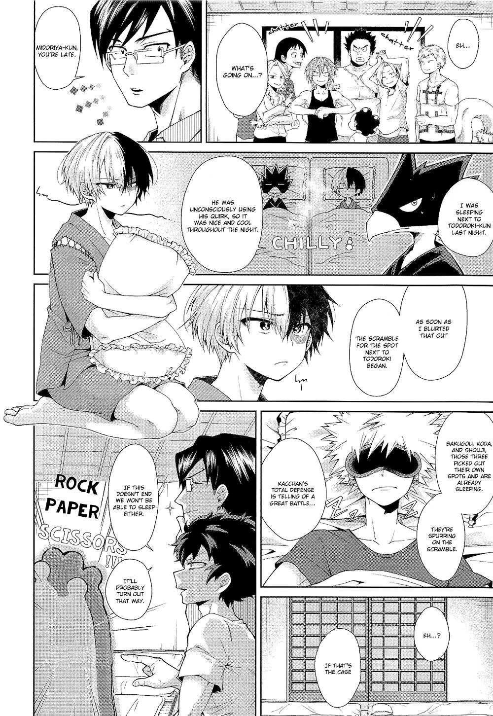 Yoru wa Mijikashi Koiseyo Shounen page 6